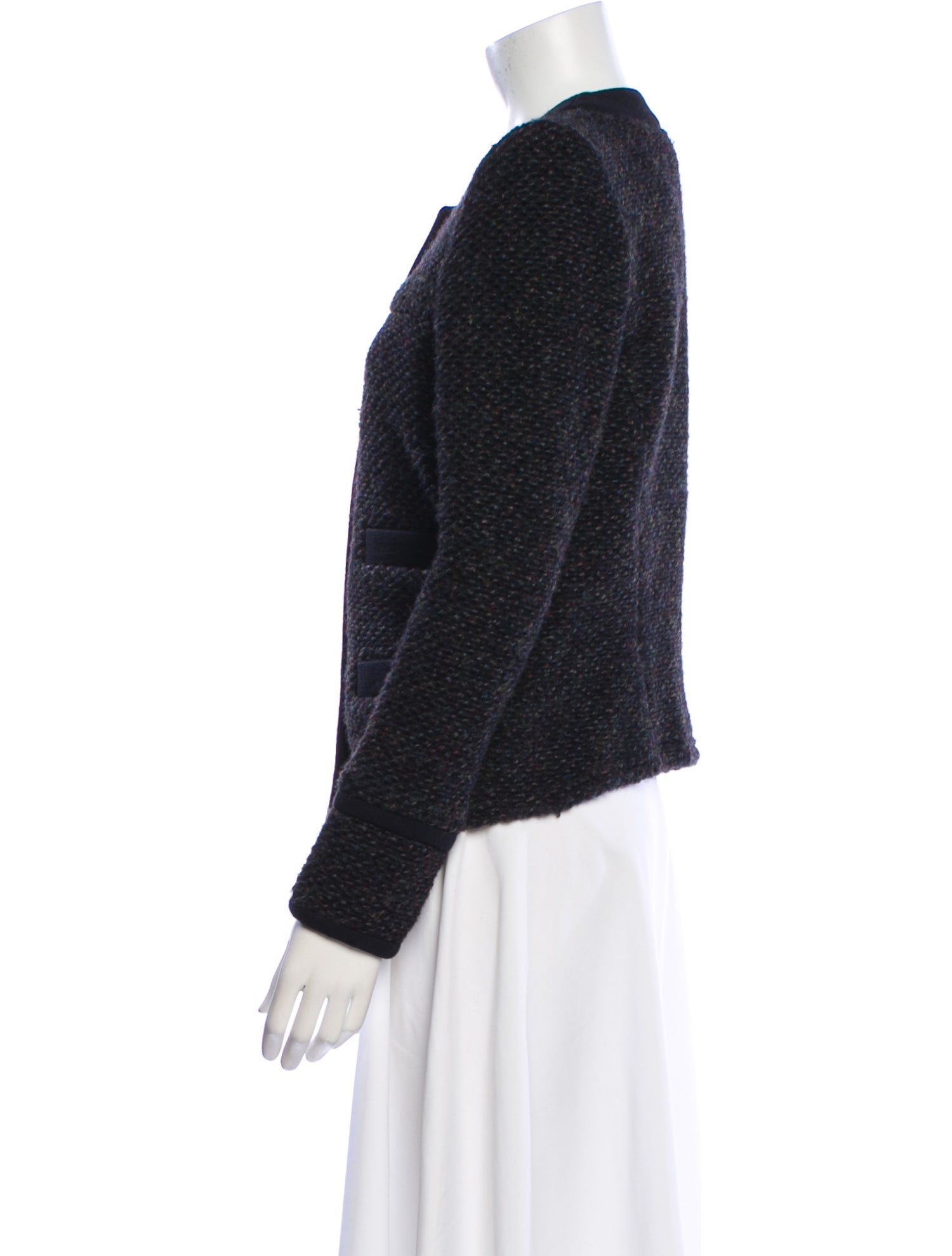 Iro Tweed Pattern Evening Jacket