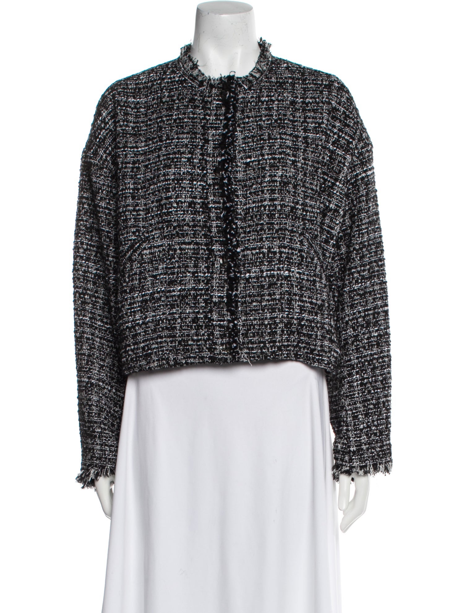 Iro Tweed Tweed Pattern Evening Jacket