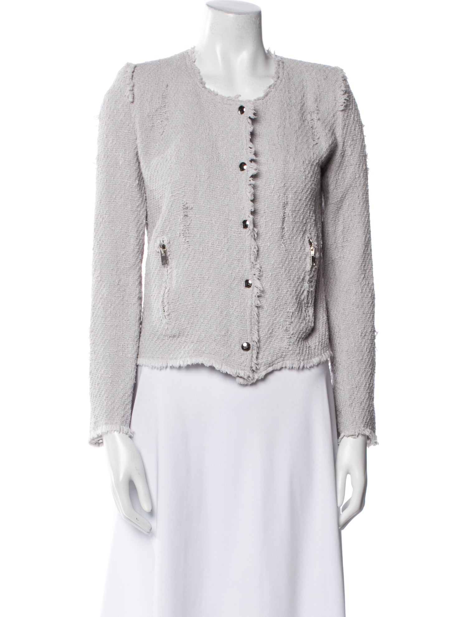 Iro Tweed Pattern Evening Jacket