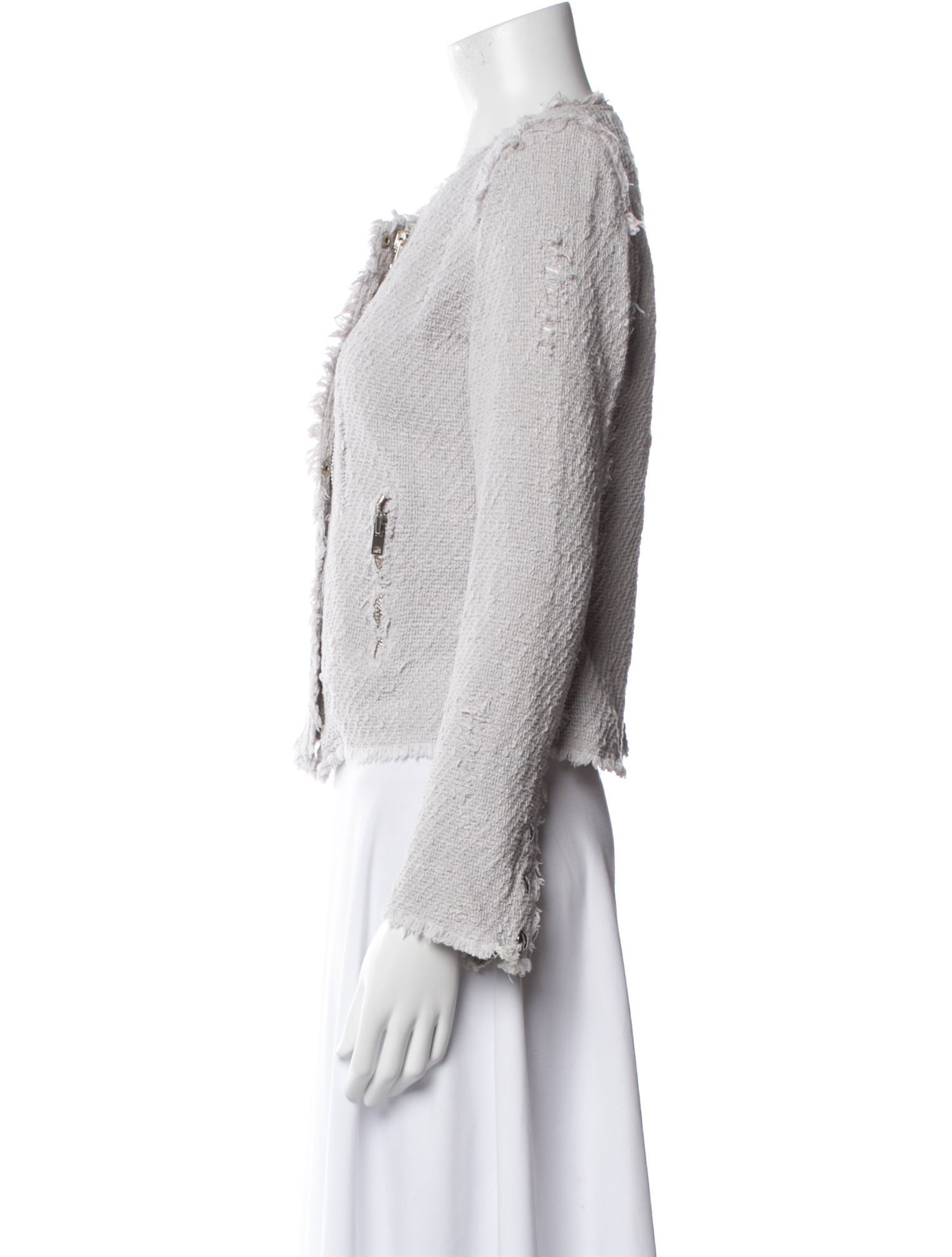 Iro Tweed Pattern Evening Jacket