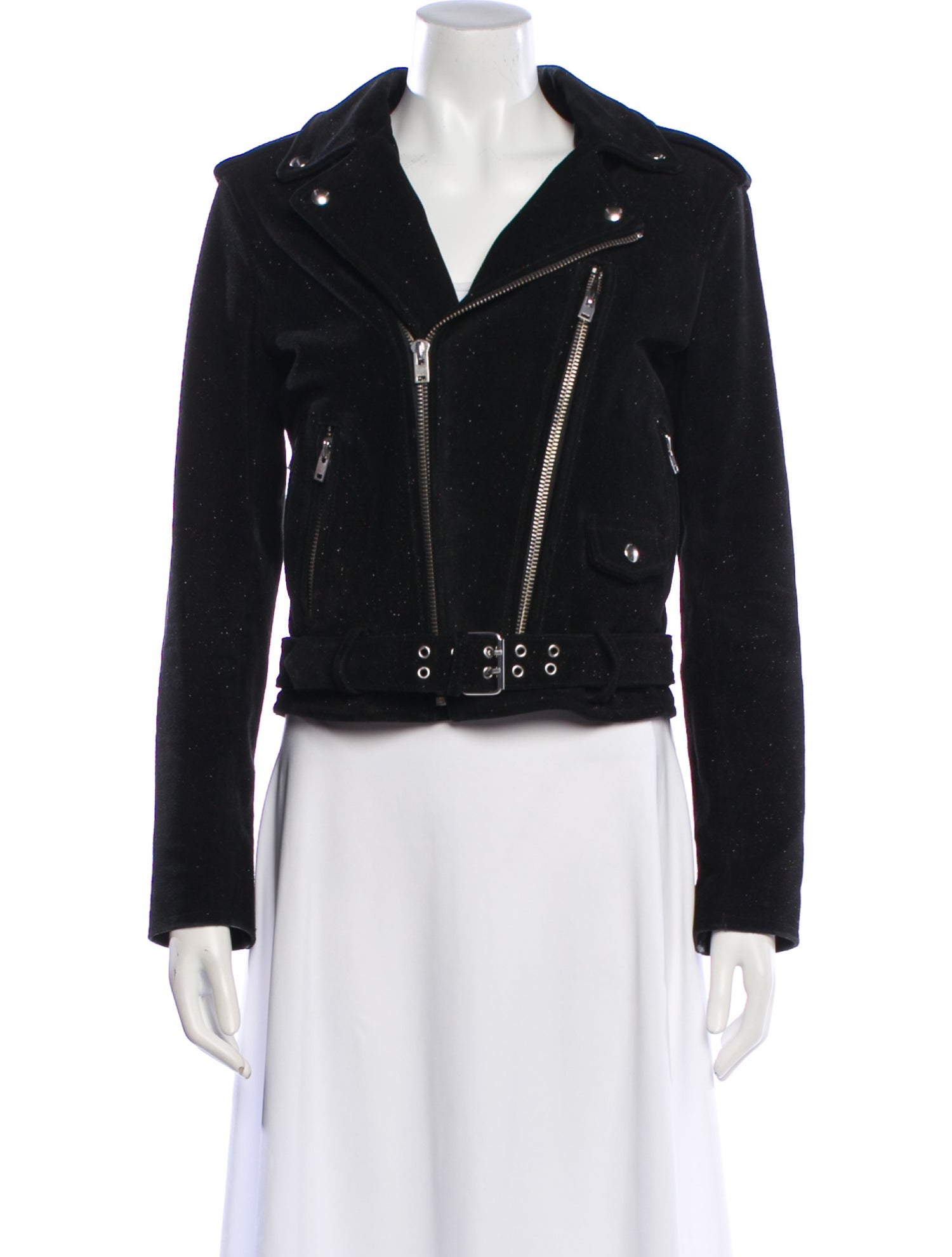 Iro Calf Leather Biker Jacket