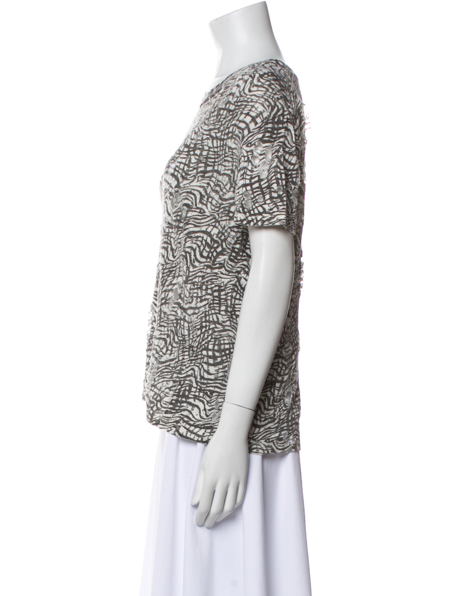 Iro Linen Printed T-Shirt