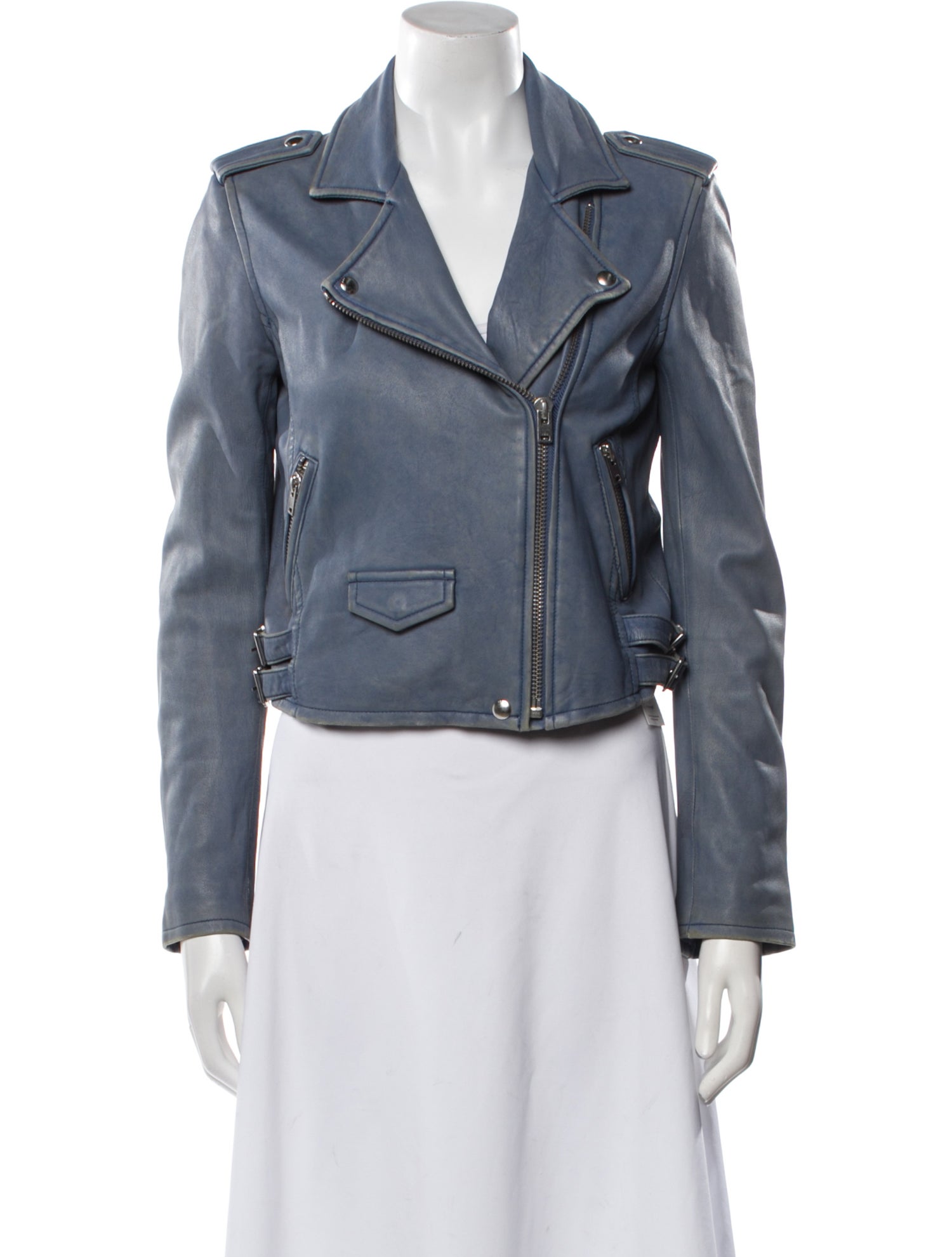 Iro Lamb Leather Biker Jacket