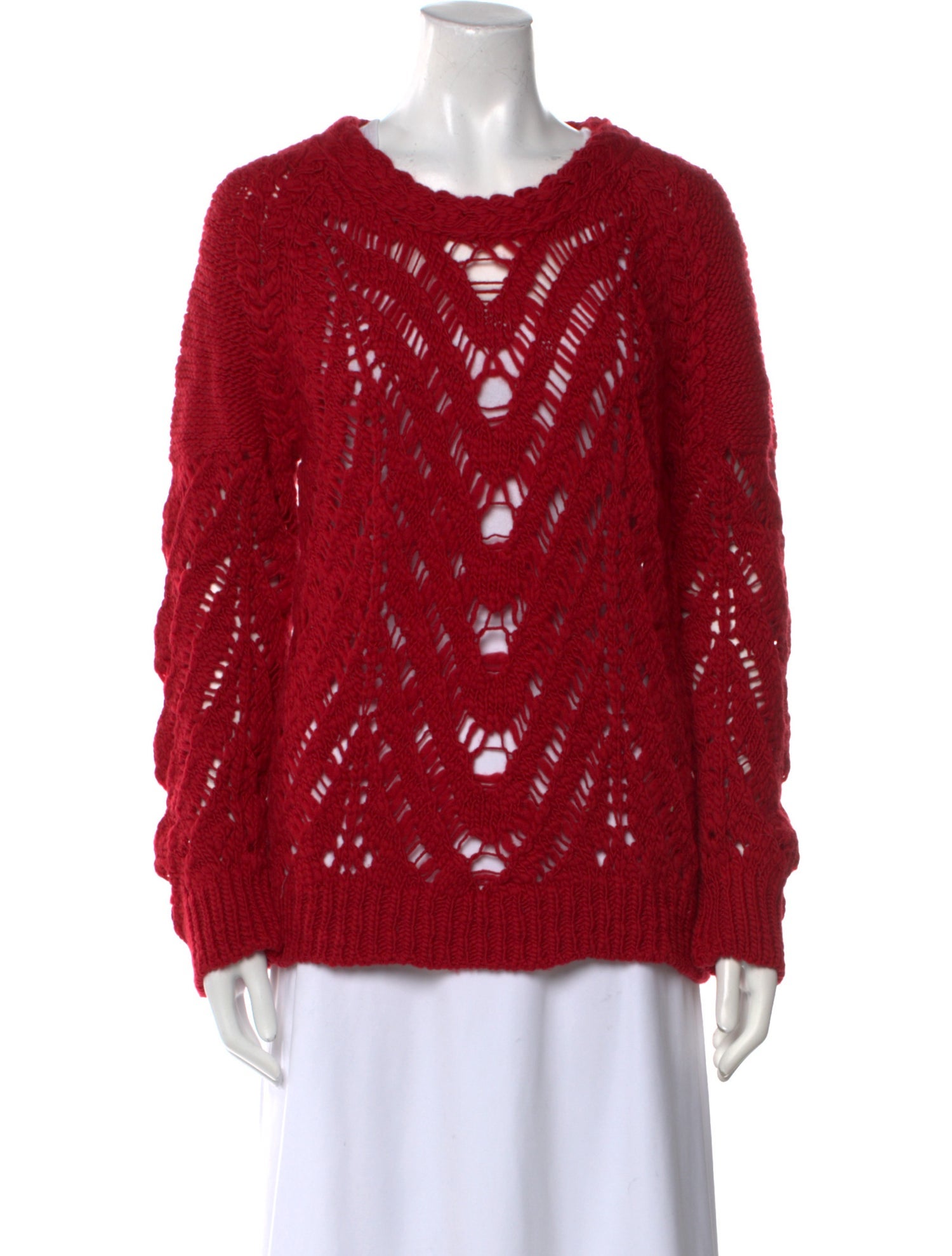 Iro Merino Wool Scoop Neck Sweater