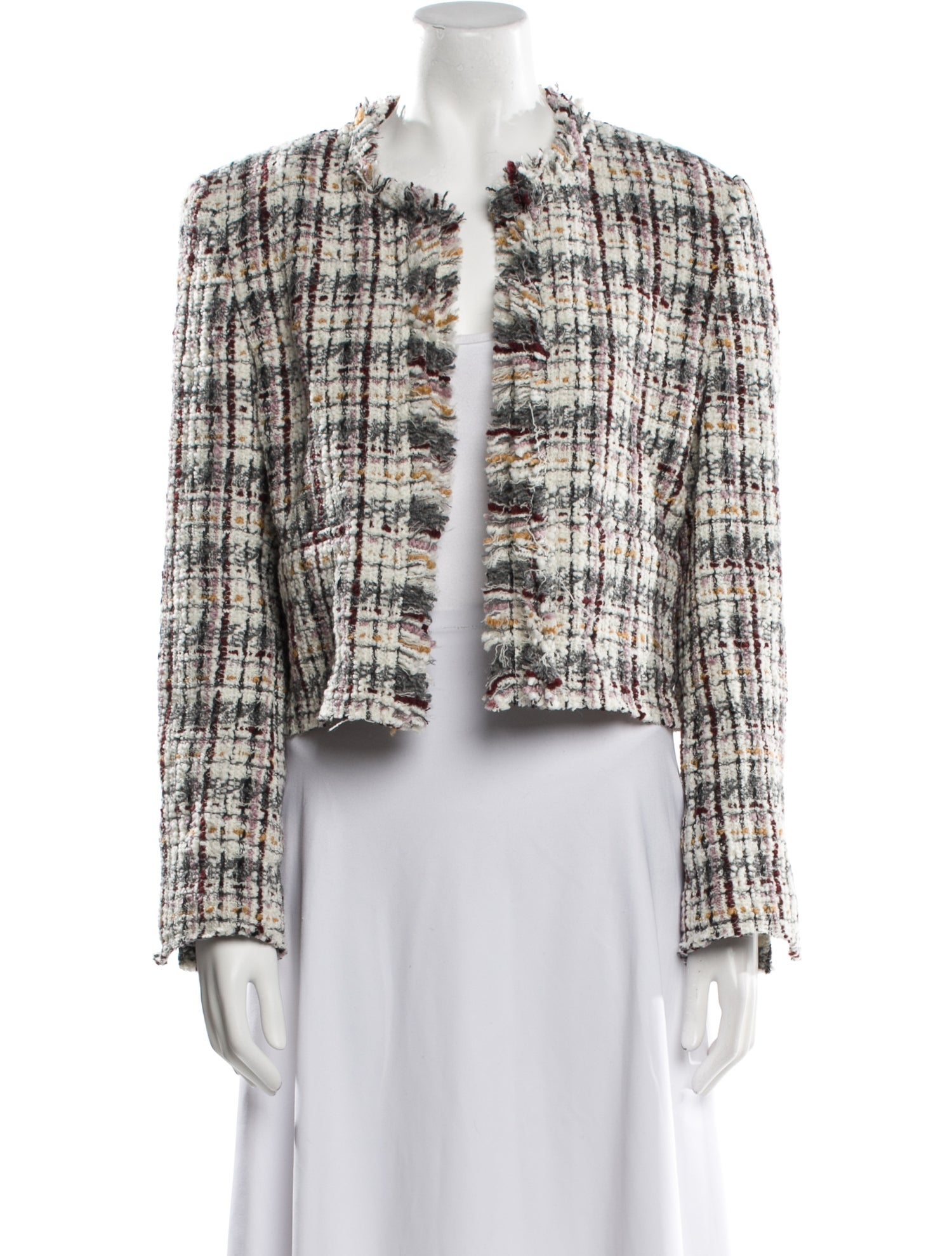 Iro Virgin Wool Tweed Pattern Evening Jacket w/ Tags