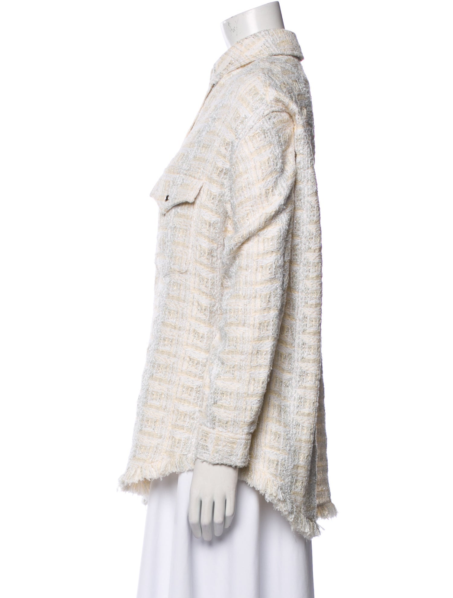 Iro Tweed Pattern Jacket