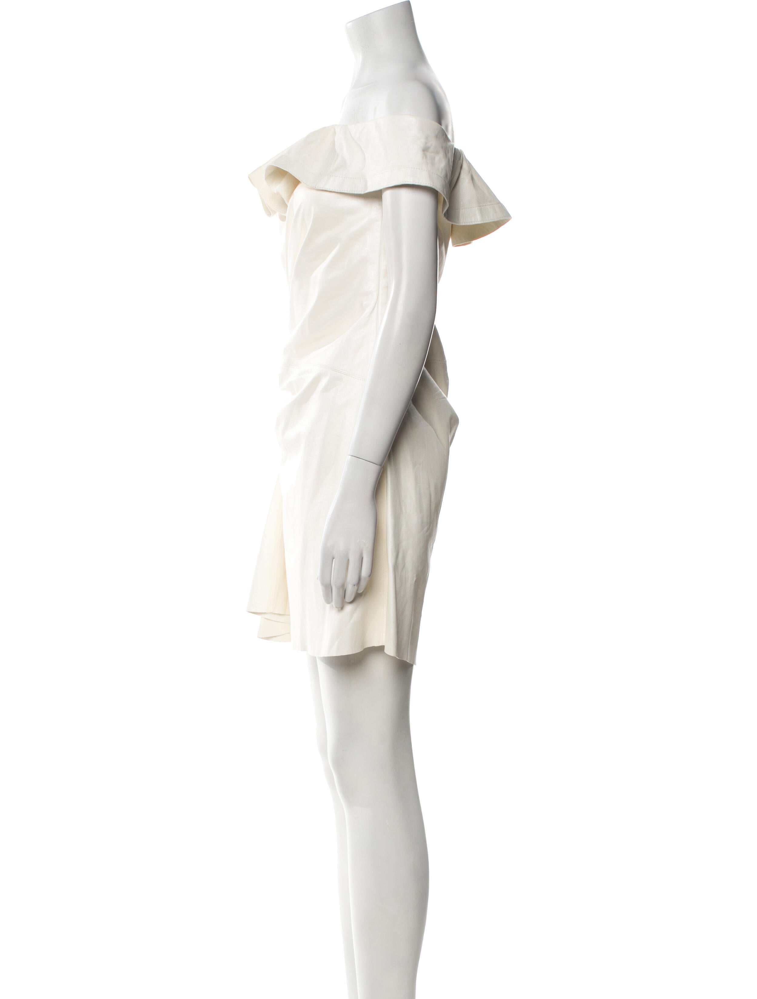 Iro Lamb Leather Mini Dress w/ Tags