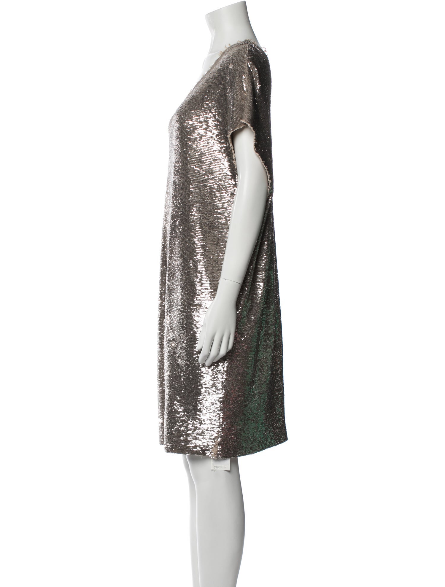 Iro Scoop Neck Mini Dress