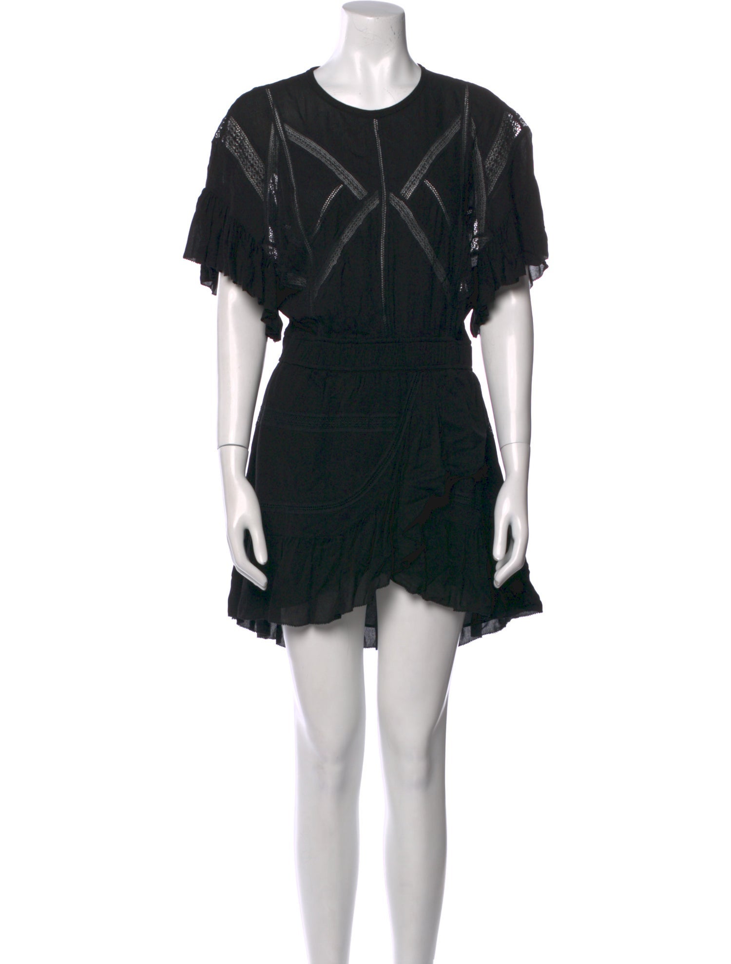 Iro Scoop Neck Mini Dress