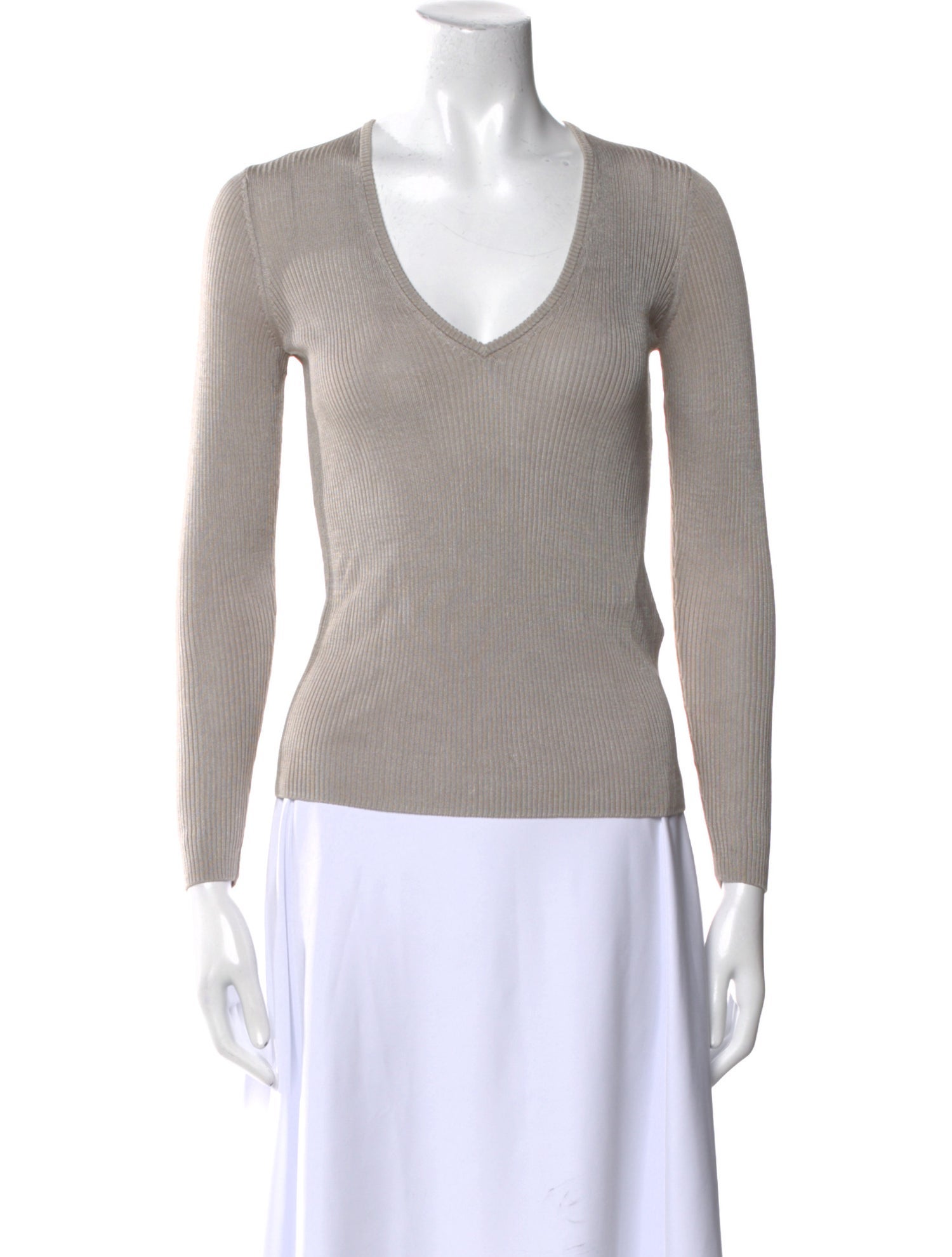 Iro V-Neck Long Sleeve Top