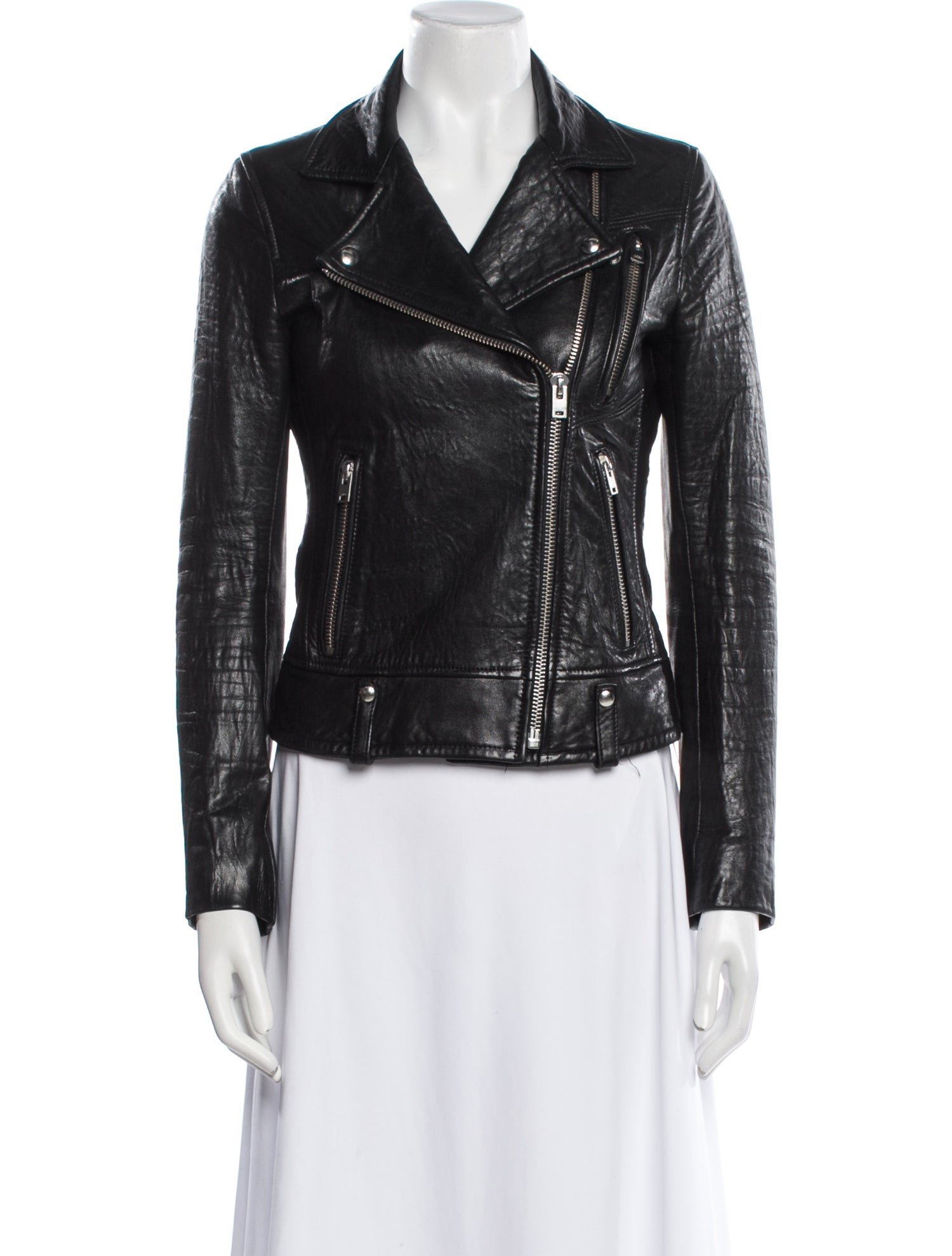 Iro Lamb Leather Biker Jacket