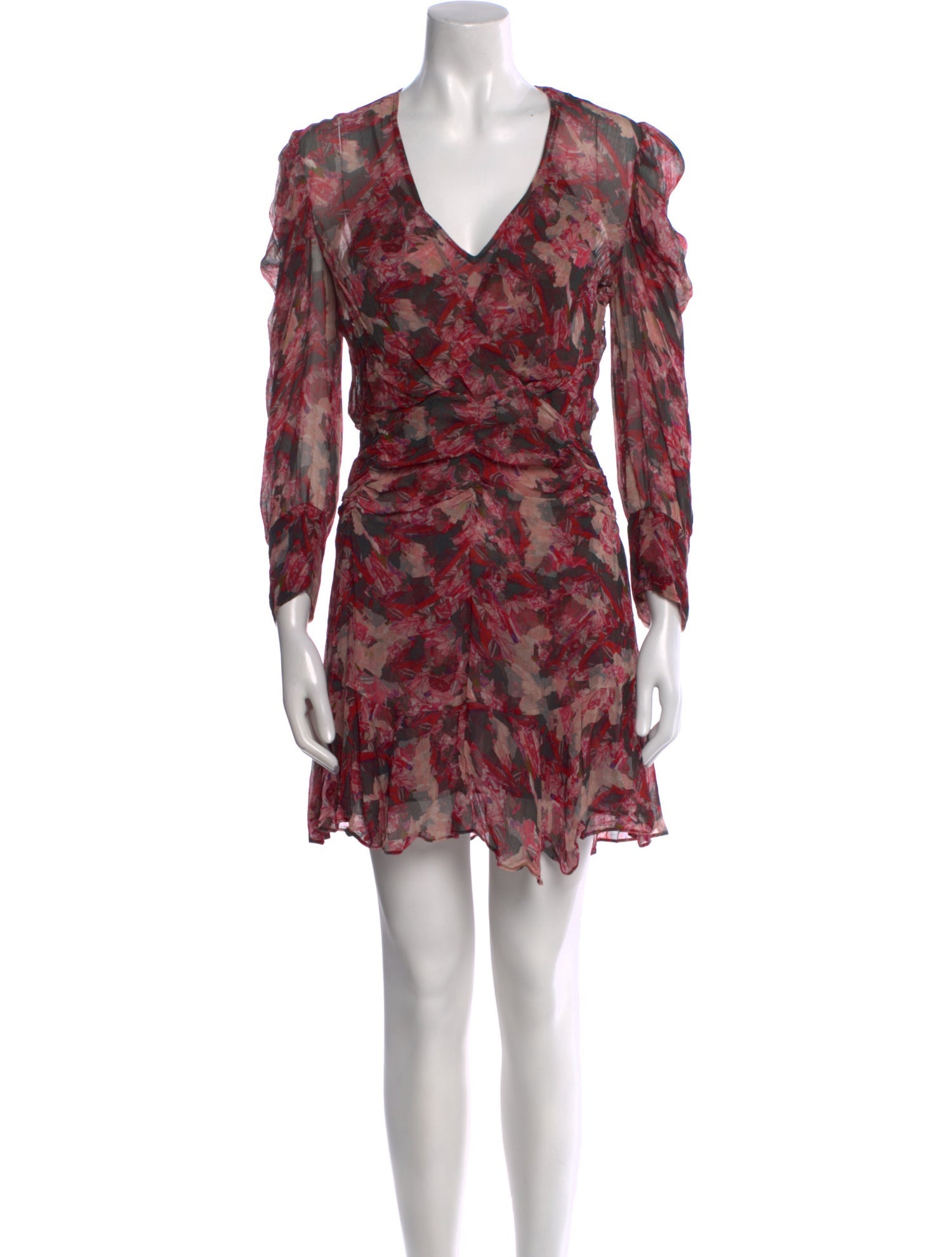 Iro Printed Mini Dress