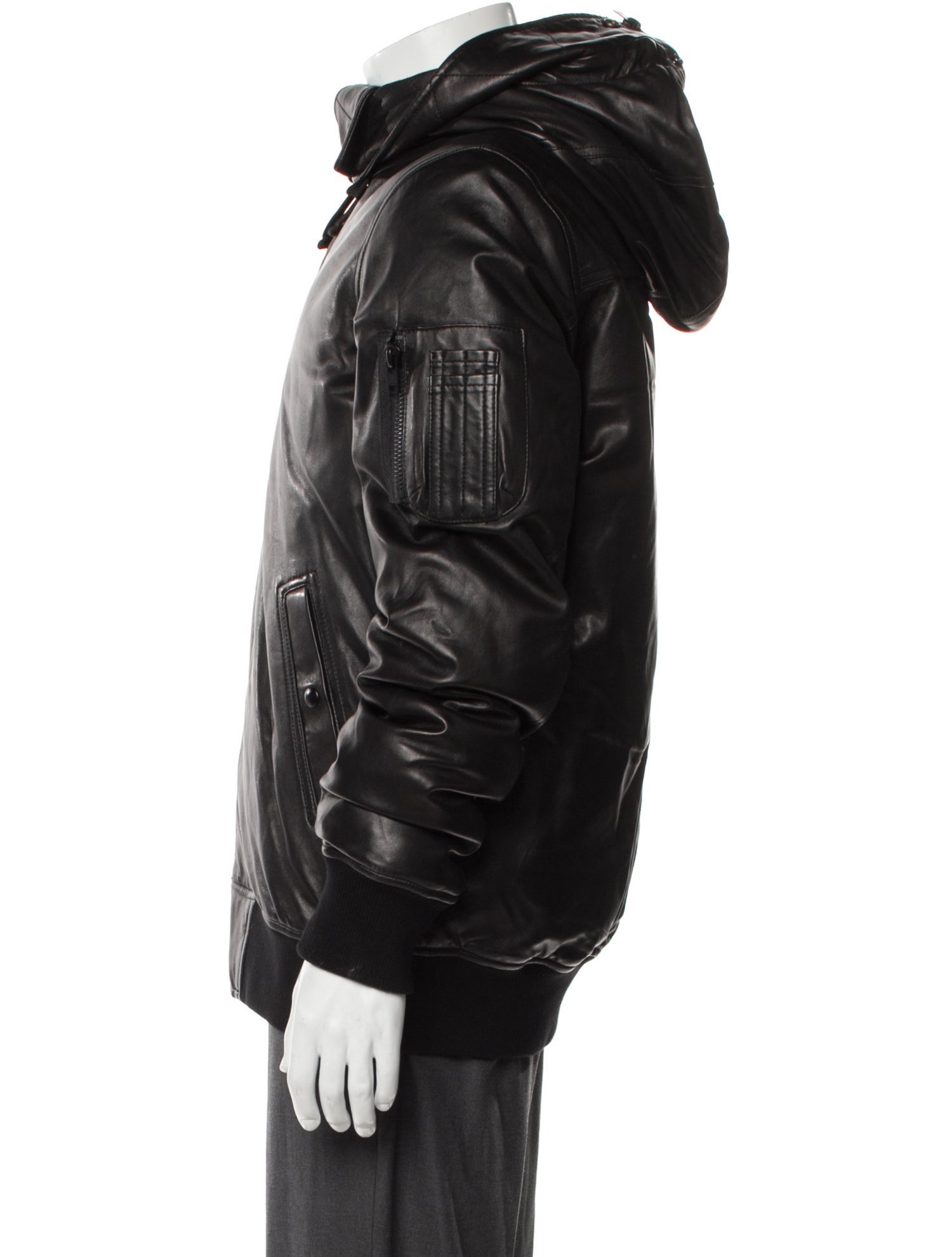 Iro Lamb Leather Puffer Coat w/ Tags