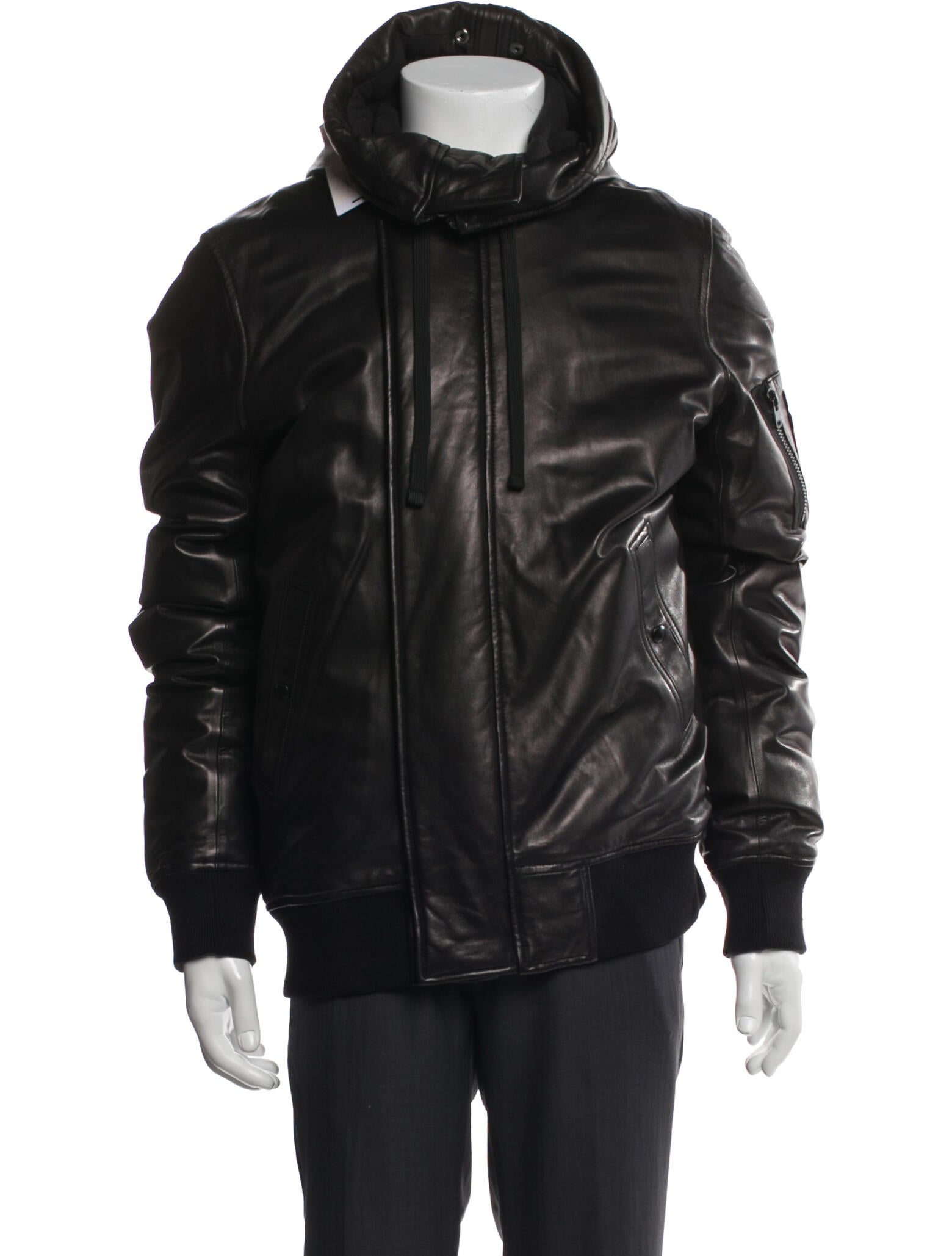 Iro Lamb Leather Puffer Coat w/ Tags