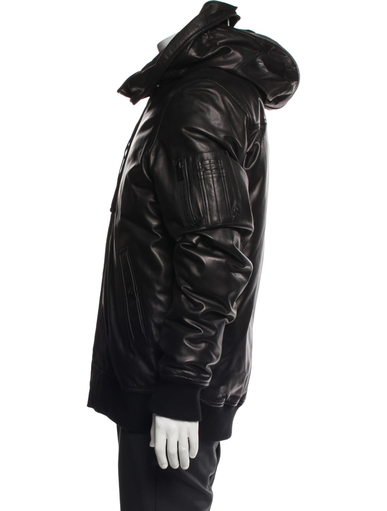 Iro Lamb Leather Puffer Coat w/ Tags