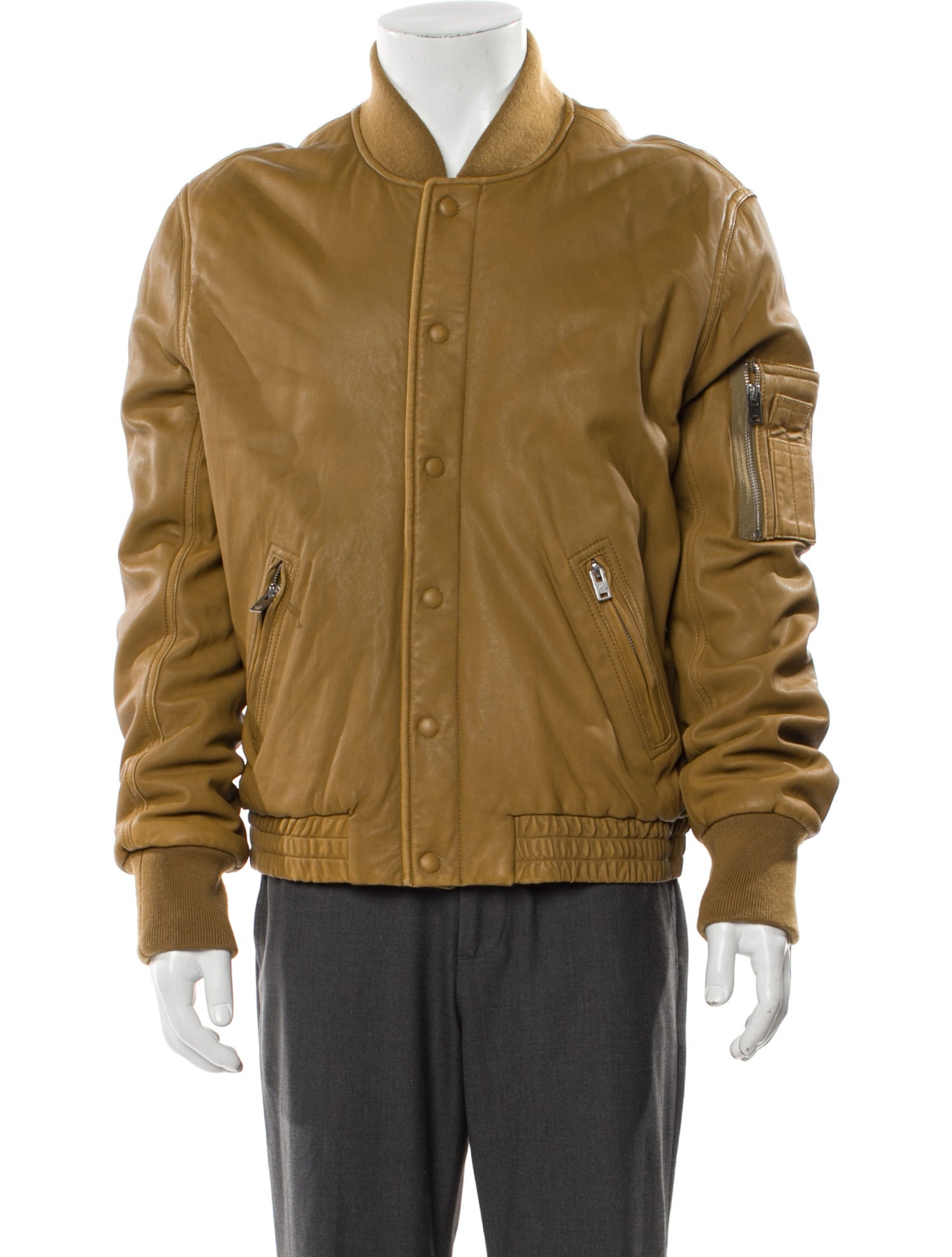 Iro Lamb Leather Bomber Jacket w/ Tags