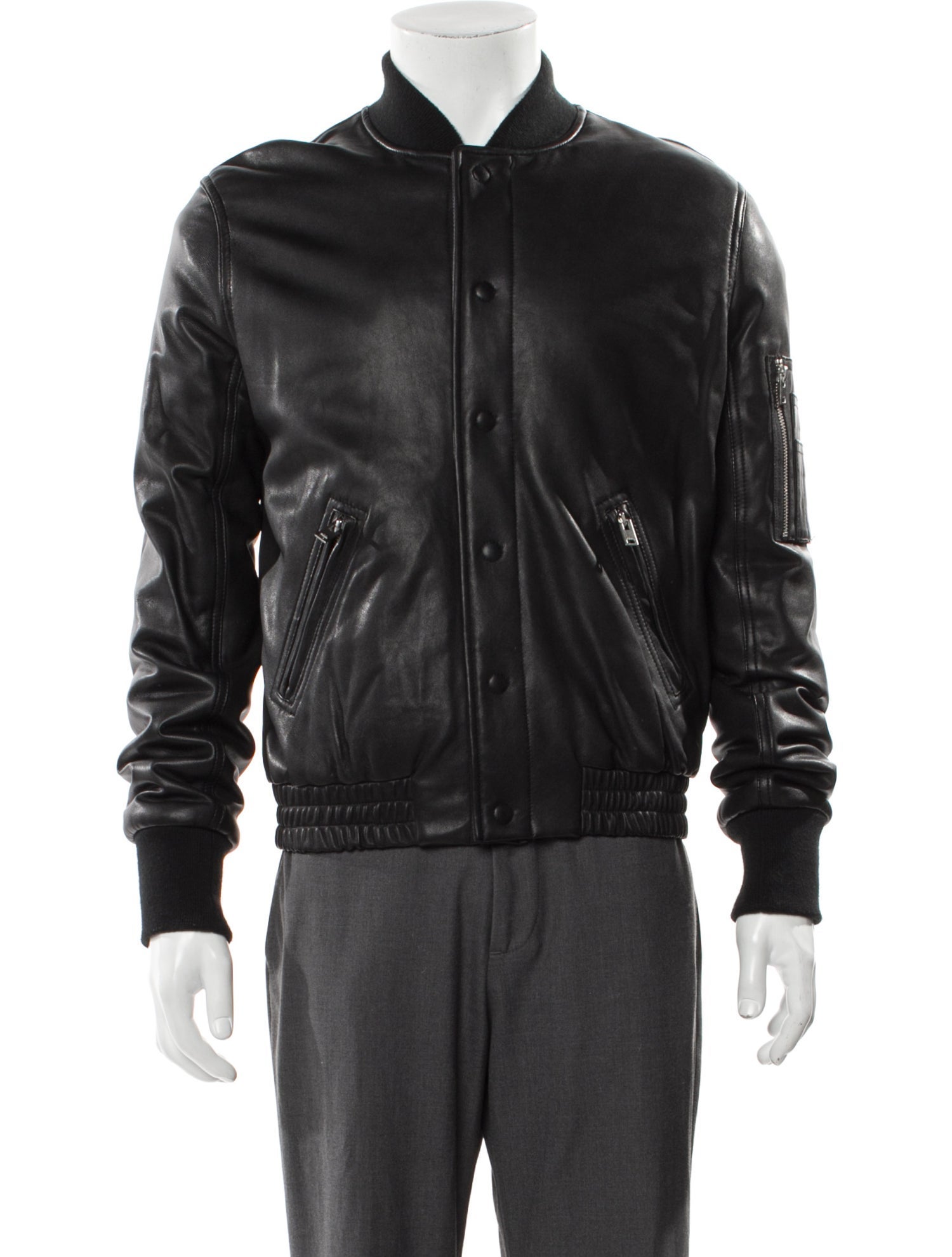 Iro Lamb Leather Bomber Jacket w/ Tags