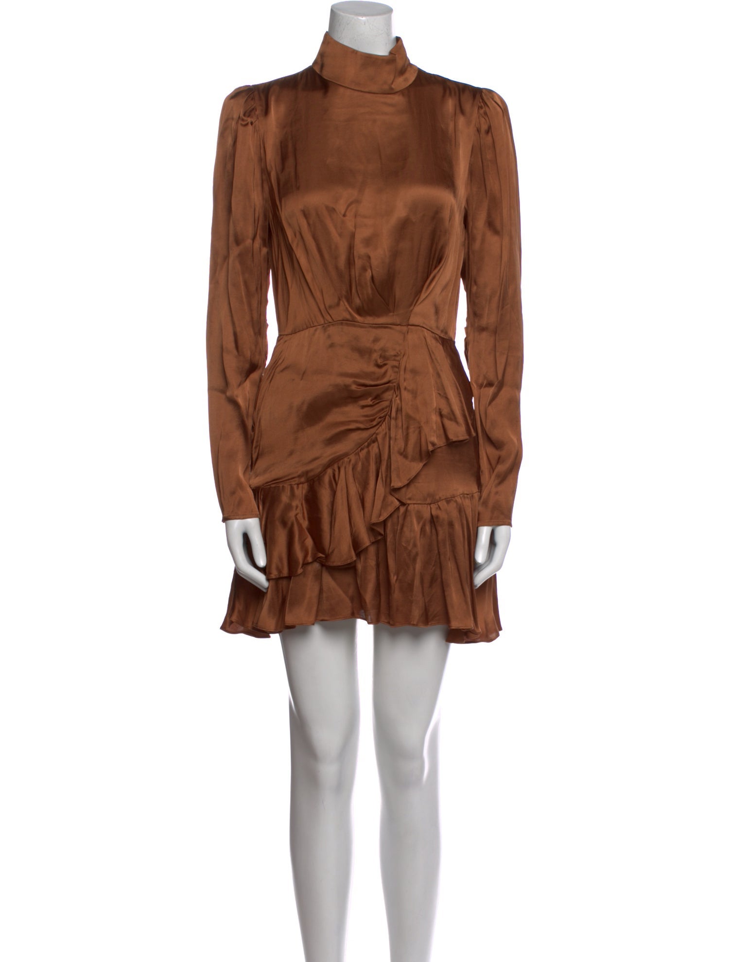 Iro Mock Neck Mini Dress