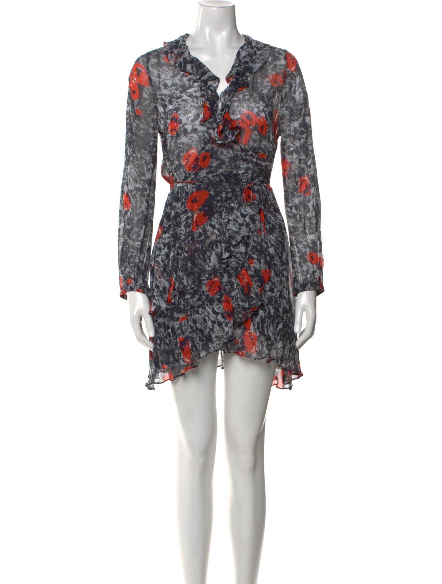 Iro Floral Print Mini Dress