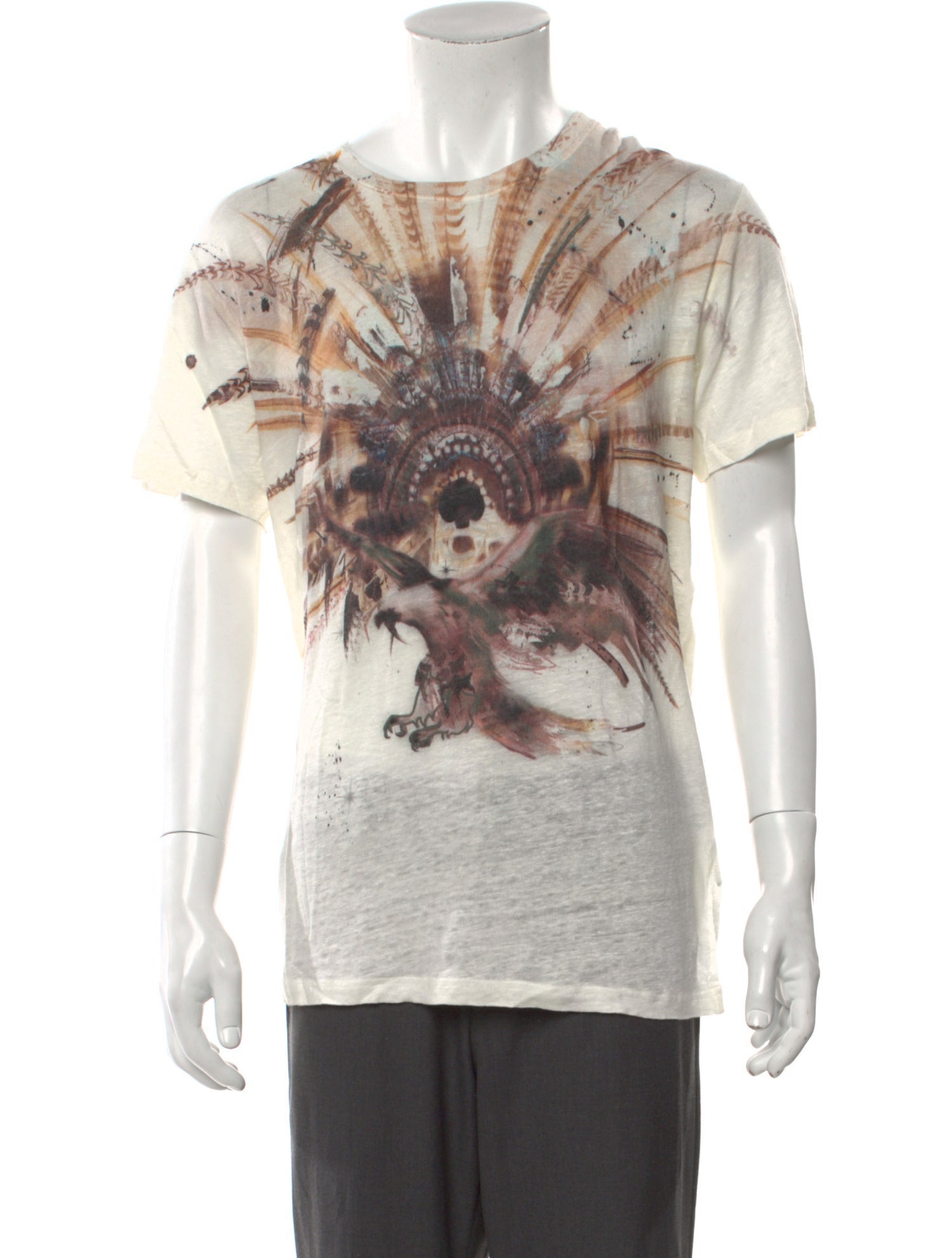 Iro Linen Graphic Print T-Shirt w/ Tags