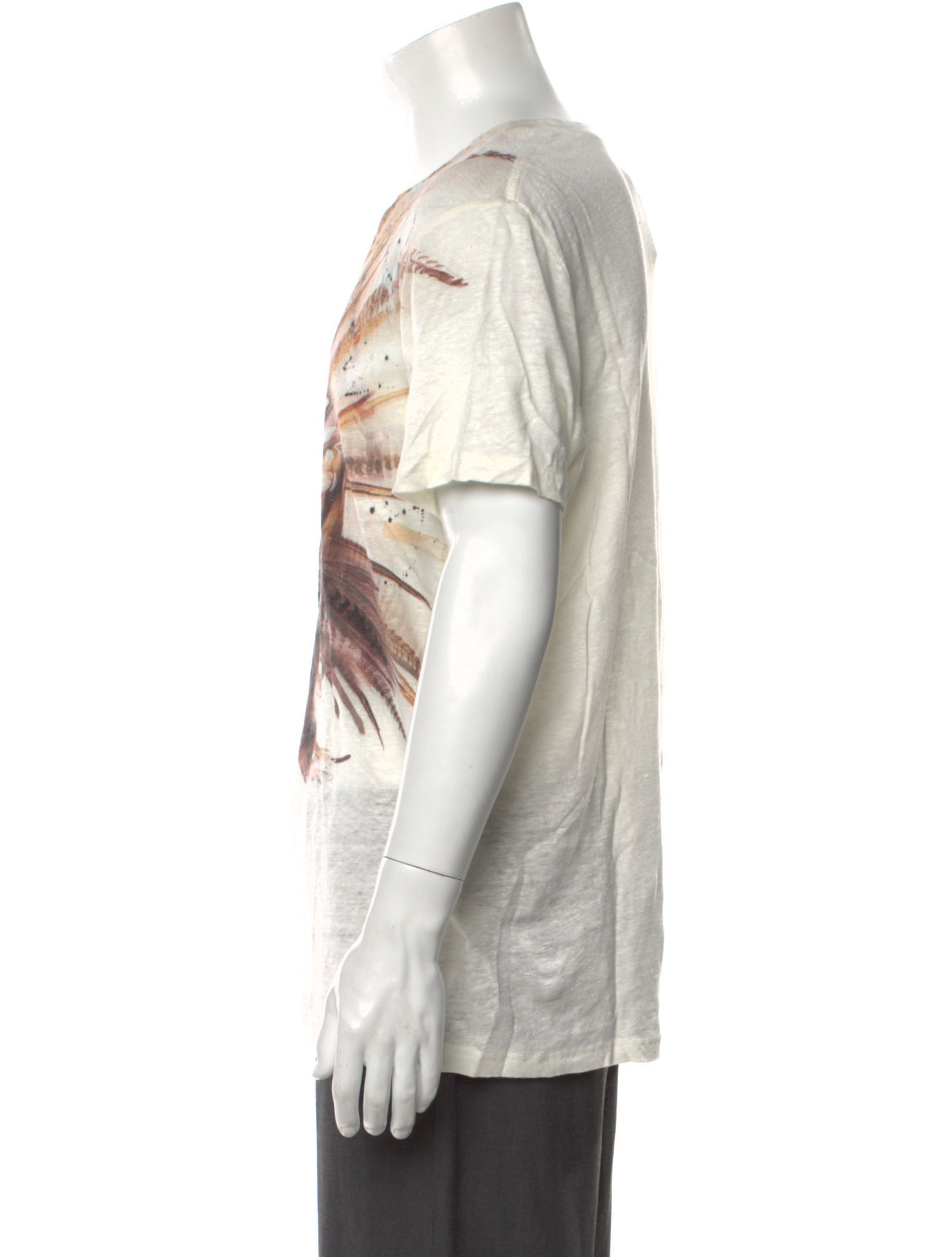 Iro Linen Graphic Print T-Shirt w/ Tags