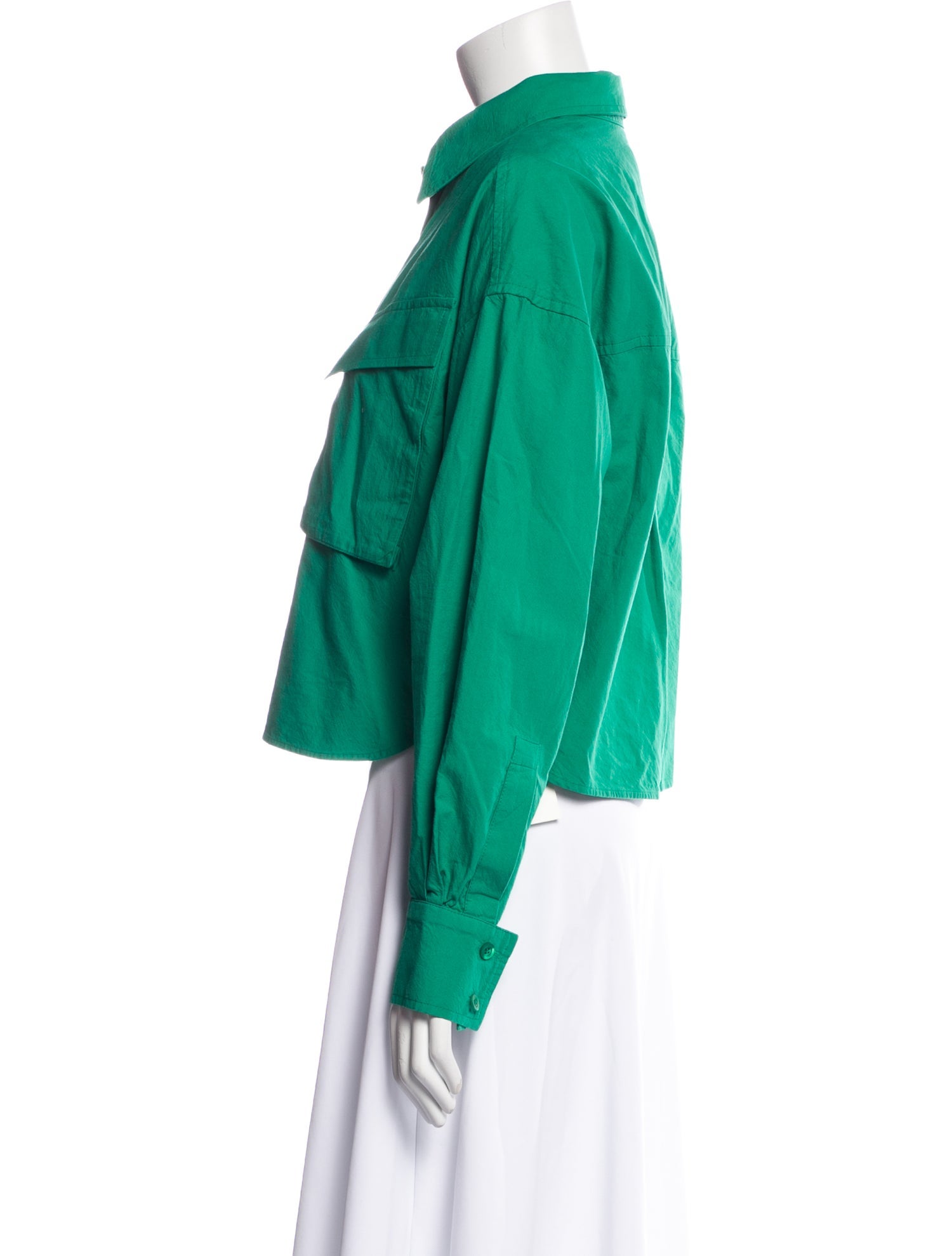 Iro Long Sleeve Button-Up Top