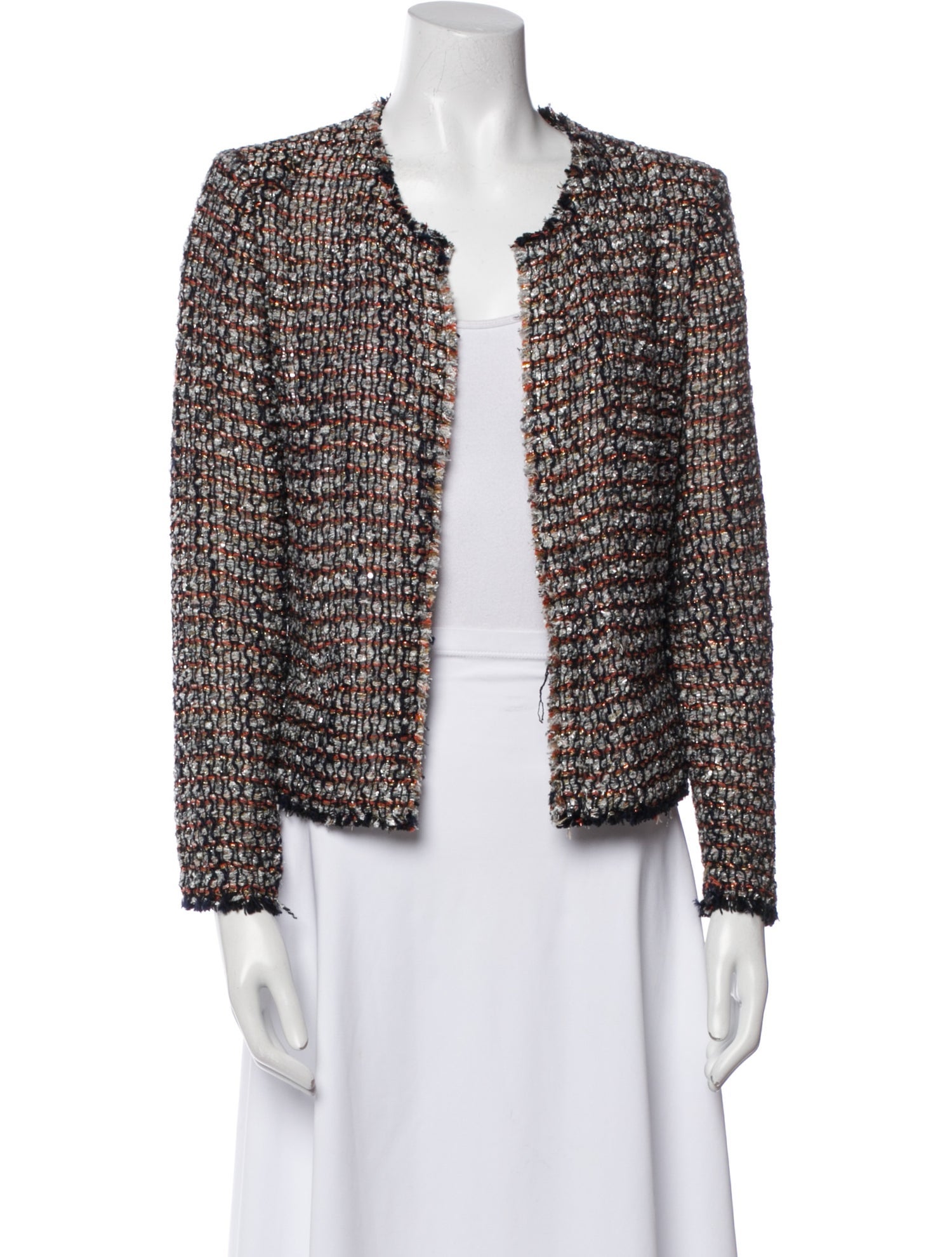 Iro Tweed Pattern Jacket