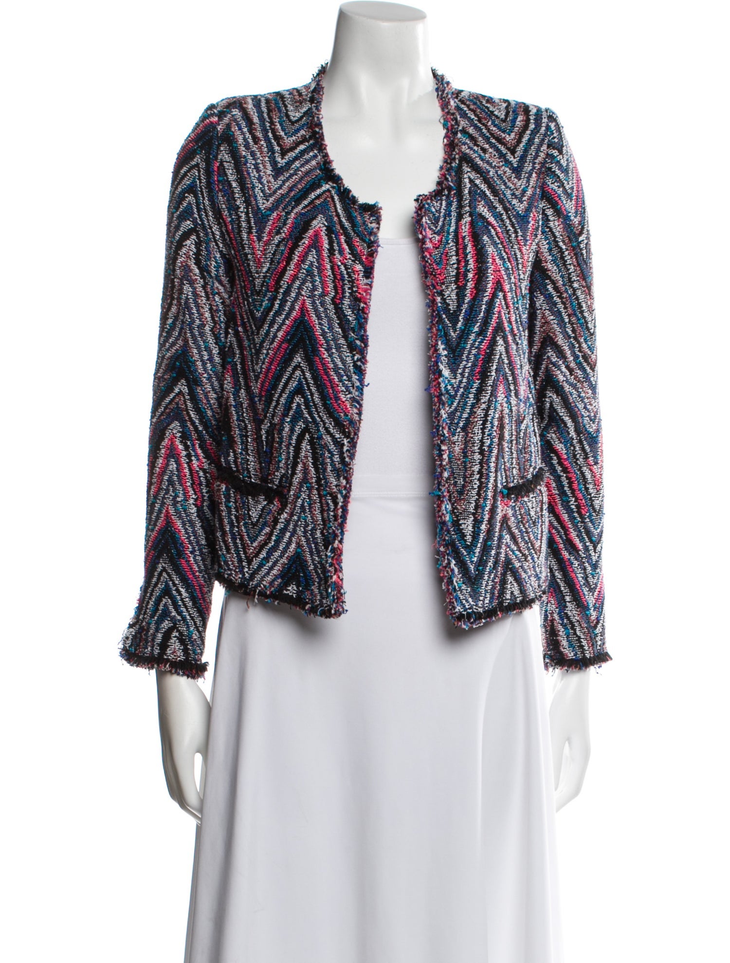 Iro Tweed Pattern Jacket