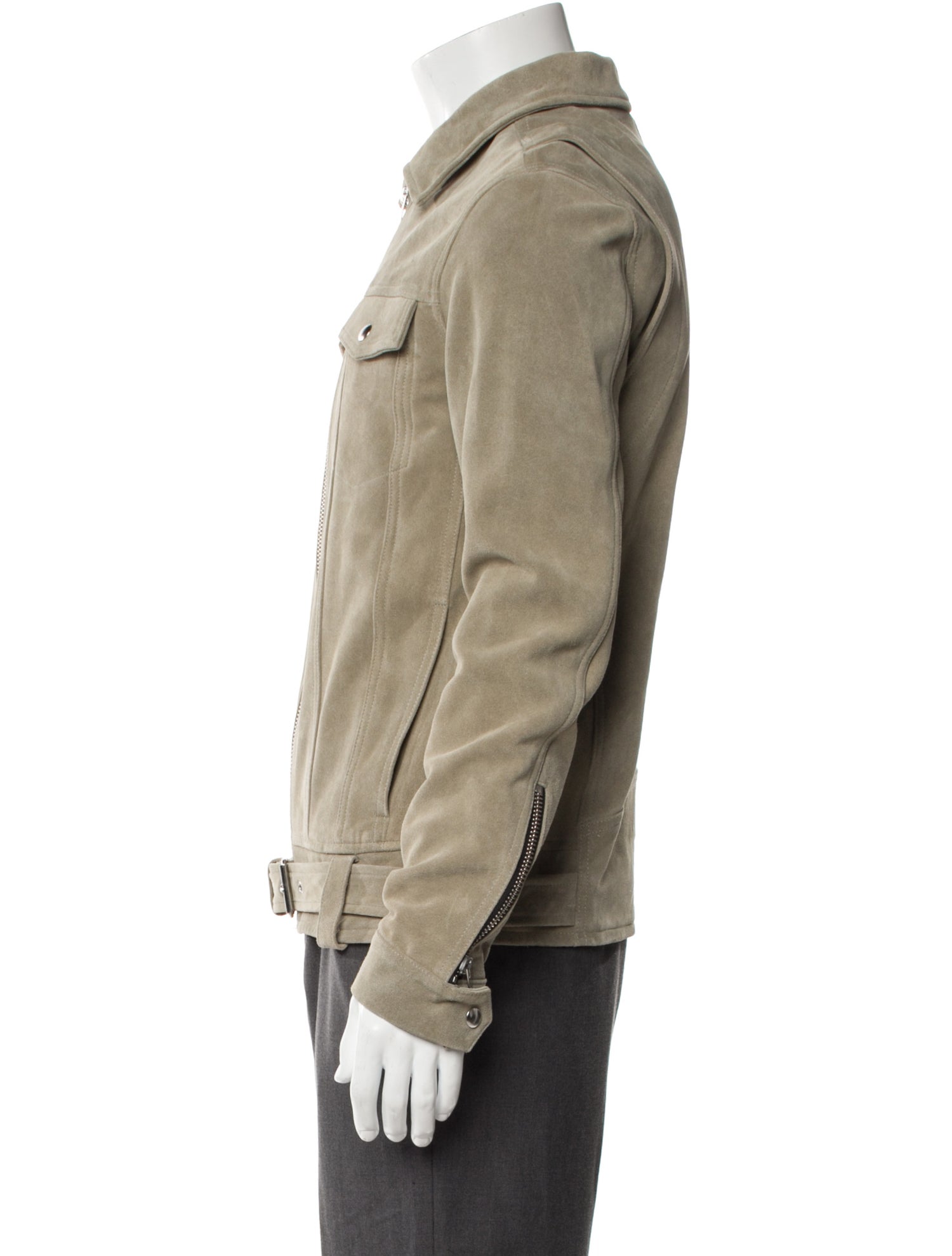 Iro Leather Trucker Jacket