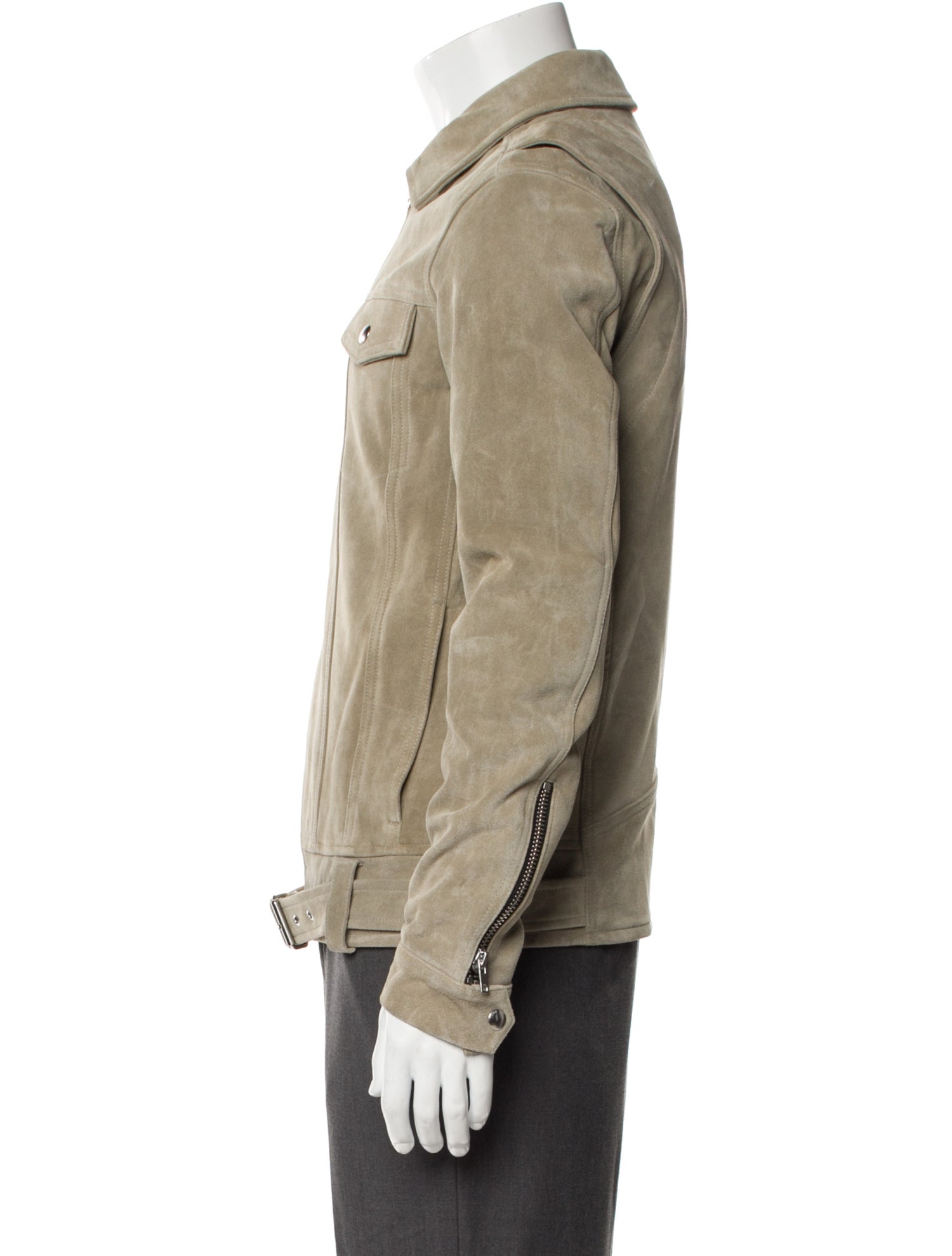 Iro Leather Trucker Jacket