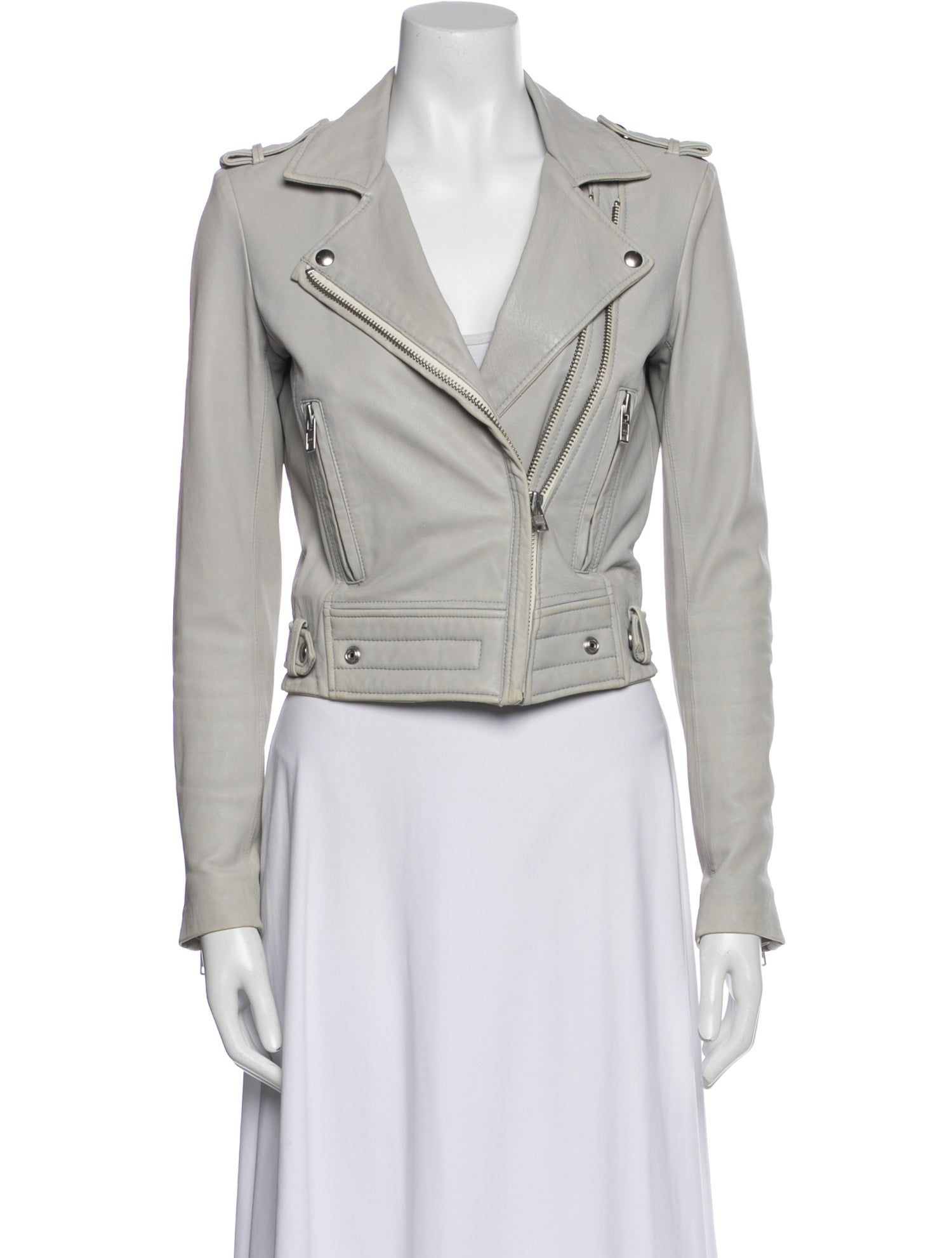 Iro Lamb Leather Biker Jacket