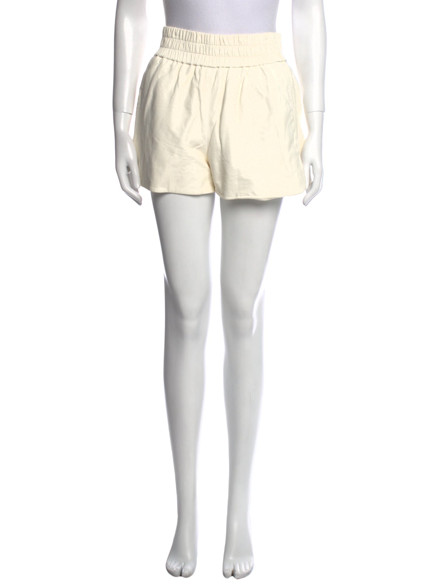 Iro Lamb Leather Mini Shorts