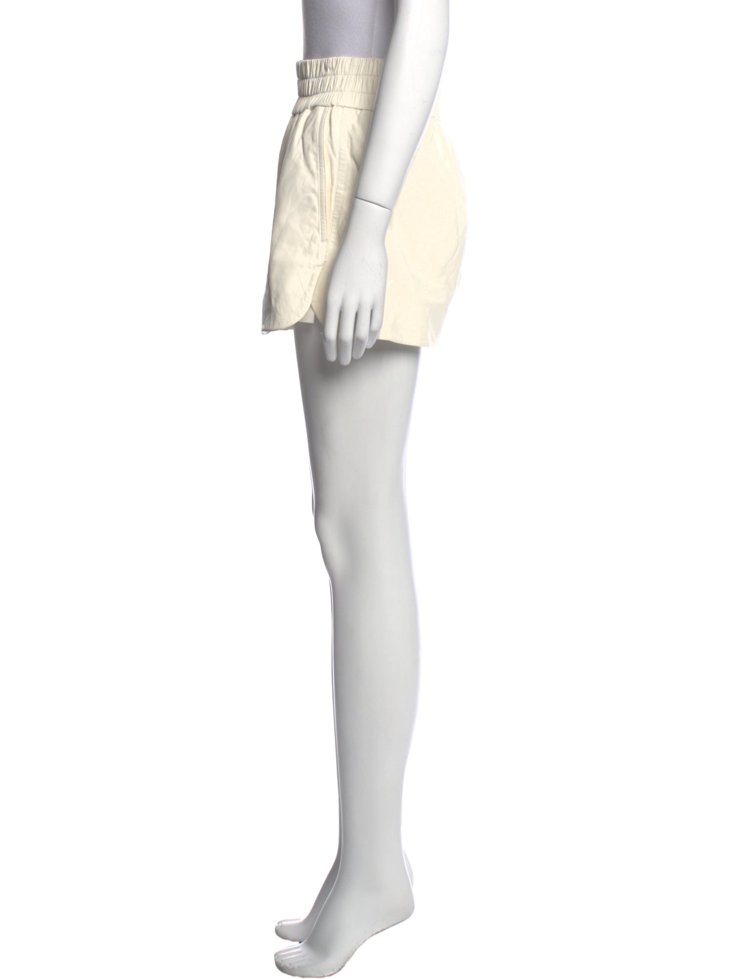 Iro Lamb Leather Mini Shorts