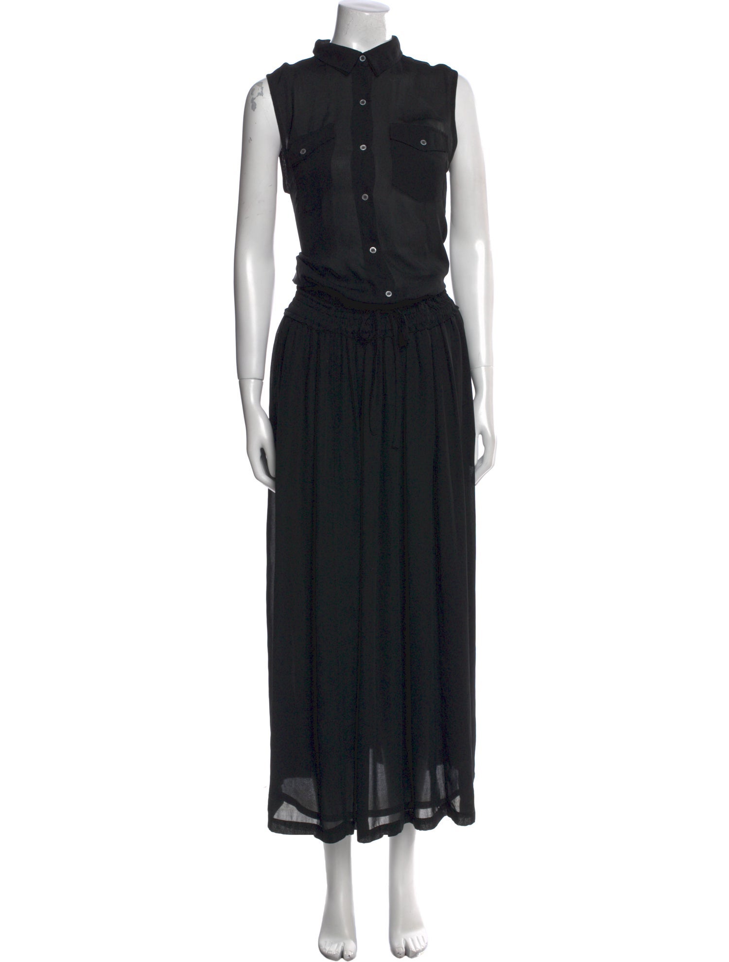 Iro Mock Neck Long Dress