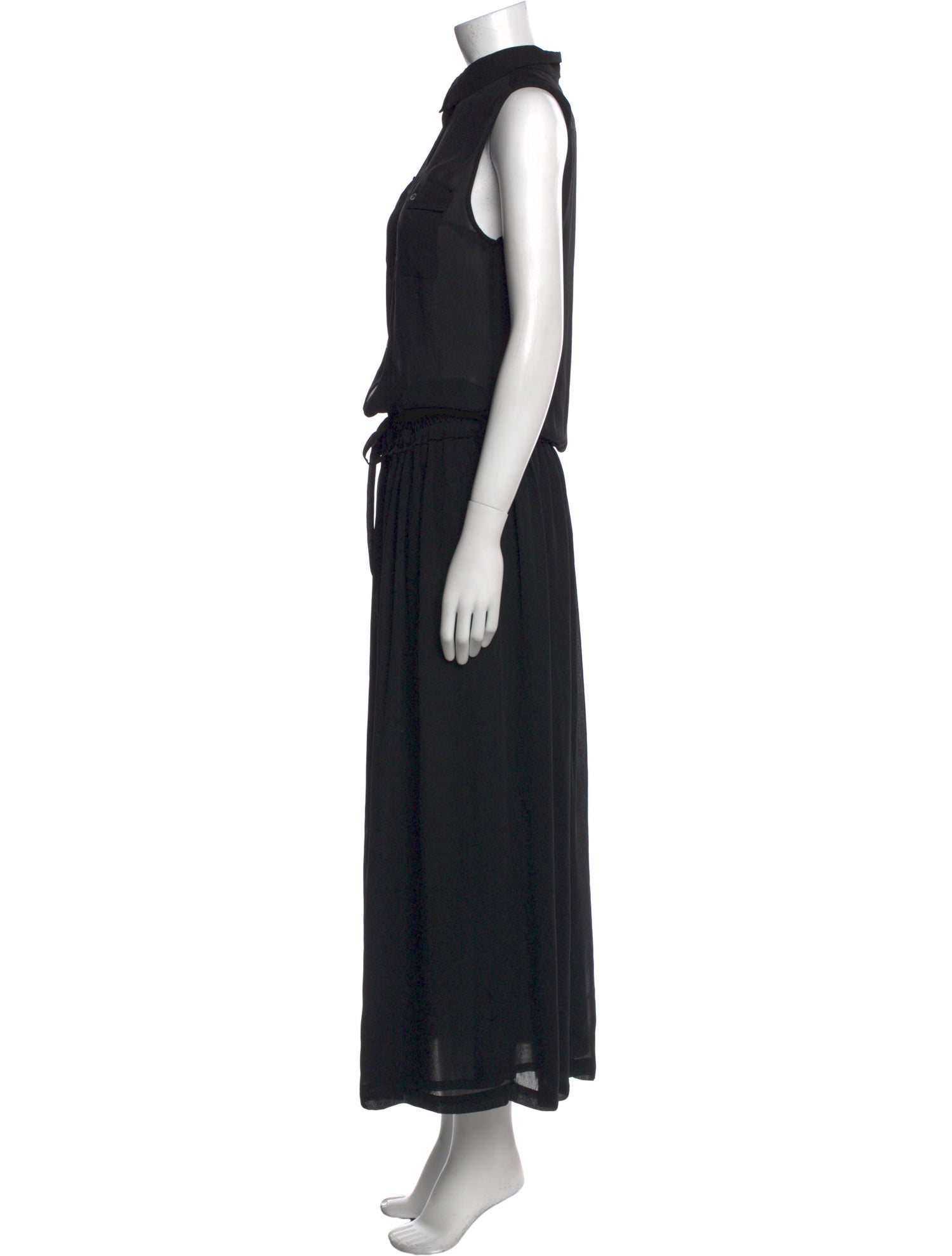 Iro Mock Neck Long Dress