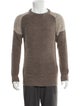 Iro Colorblock Pattern Crew Neck Pullover