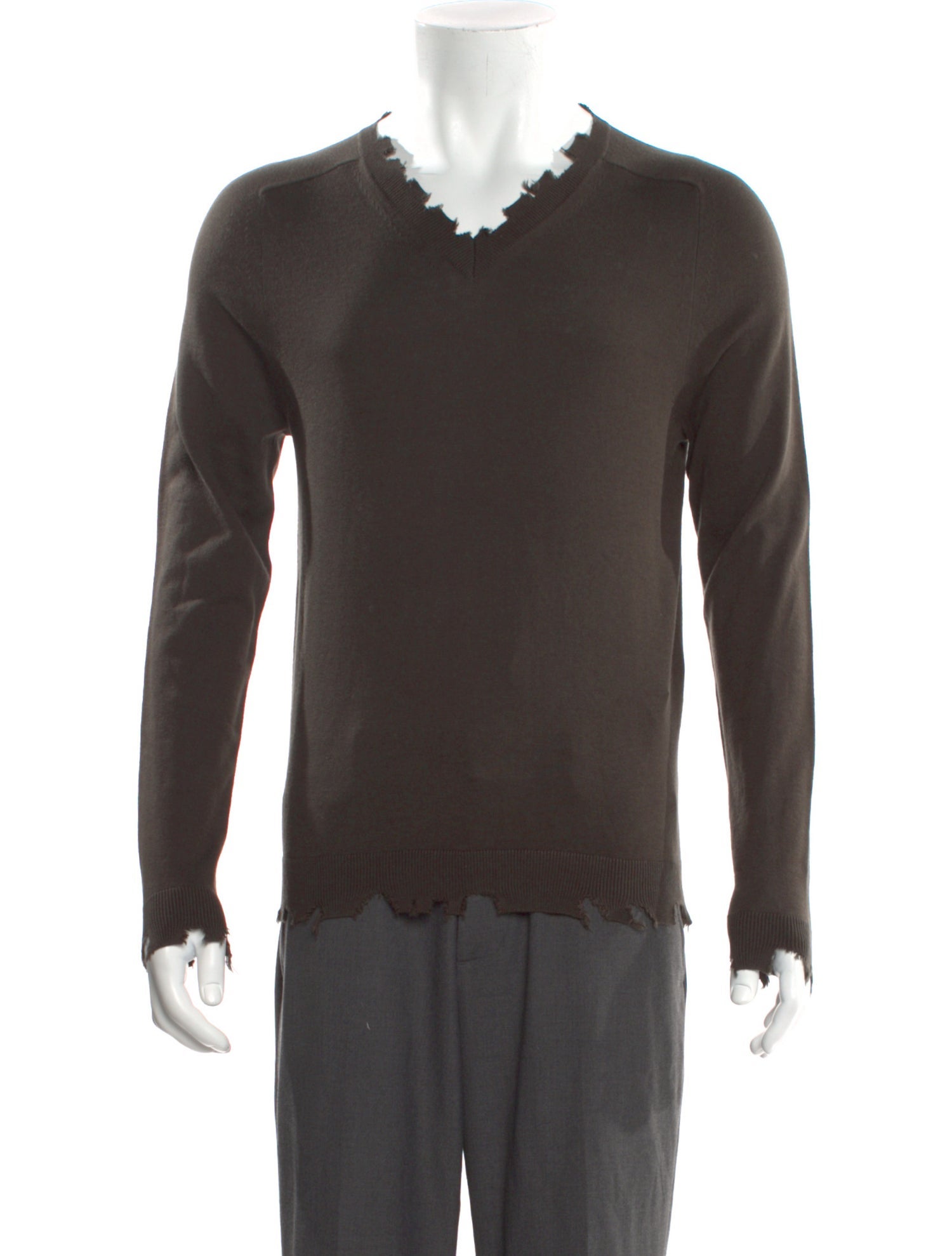 Iro V-Neck Long Sleeve Pullover