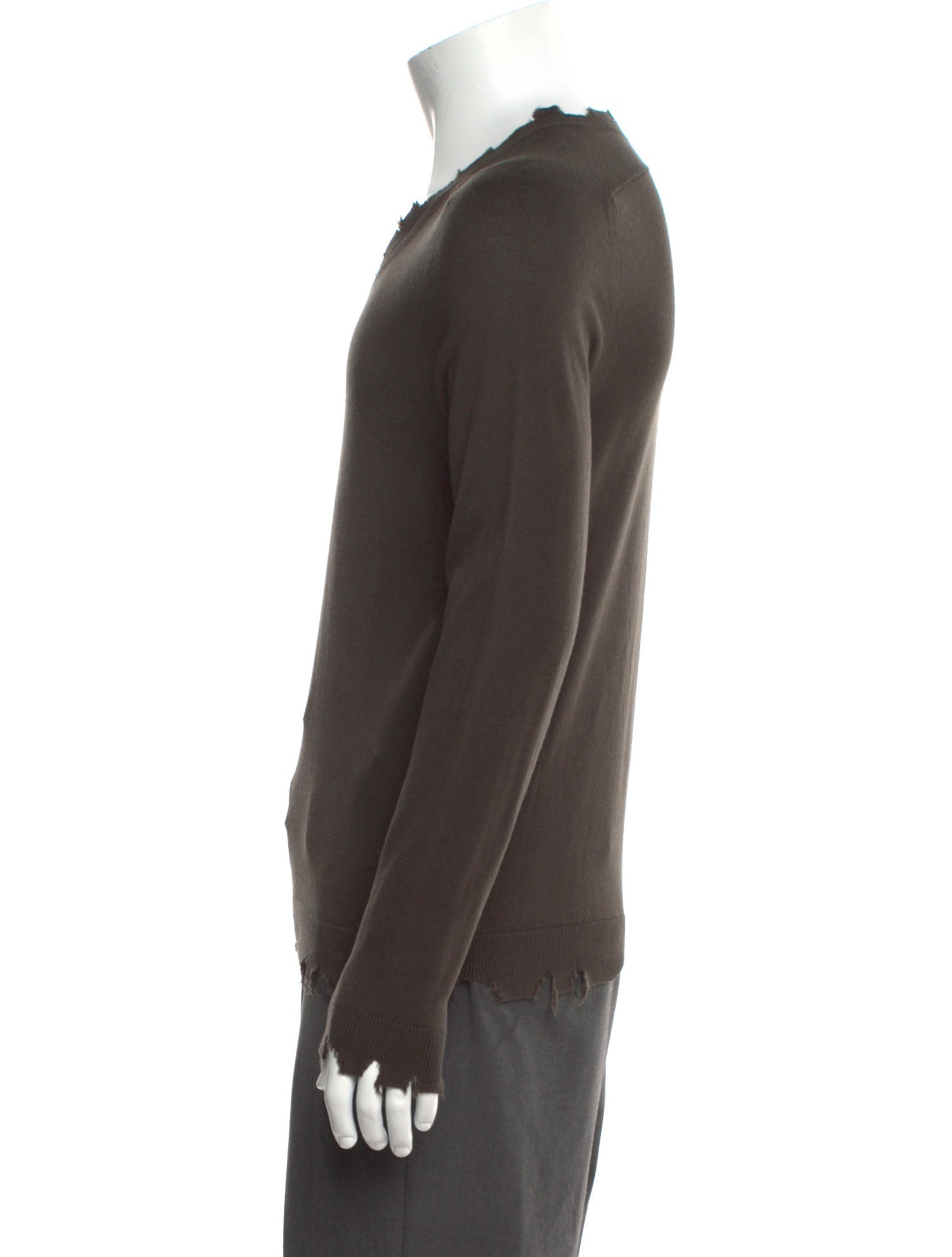 Iro V-Neck Long Sleeve Pullover