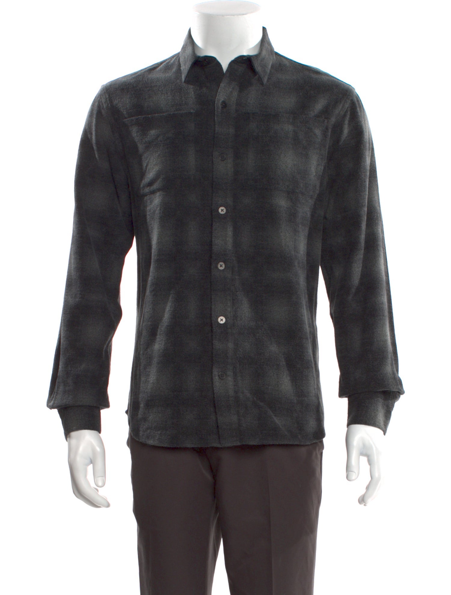 Iro Plaid Print Long Sleeve Shirt w/ Tags