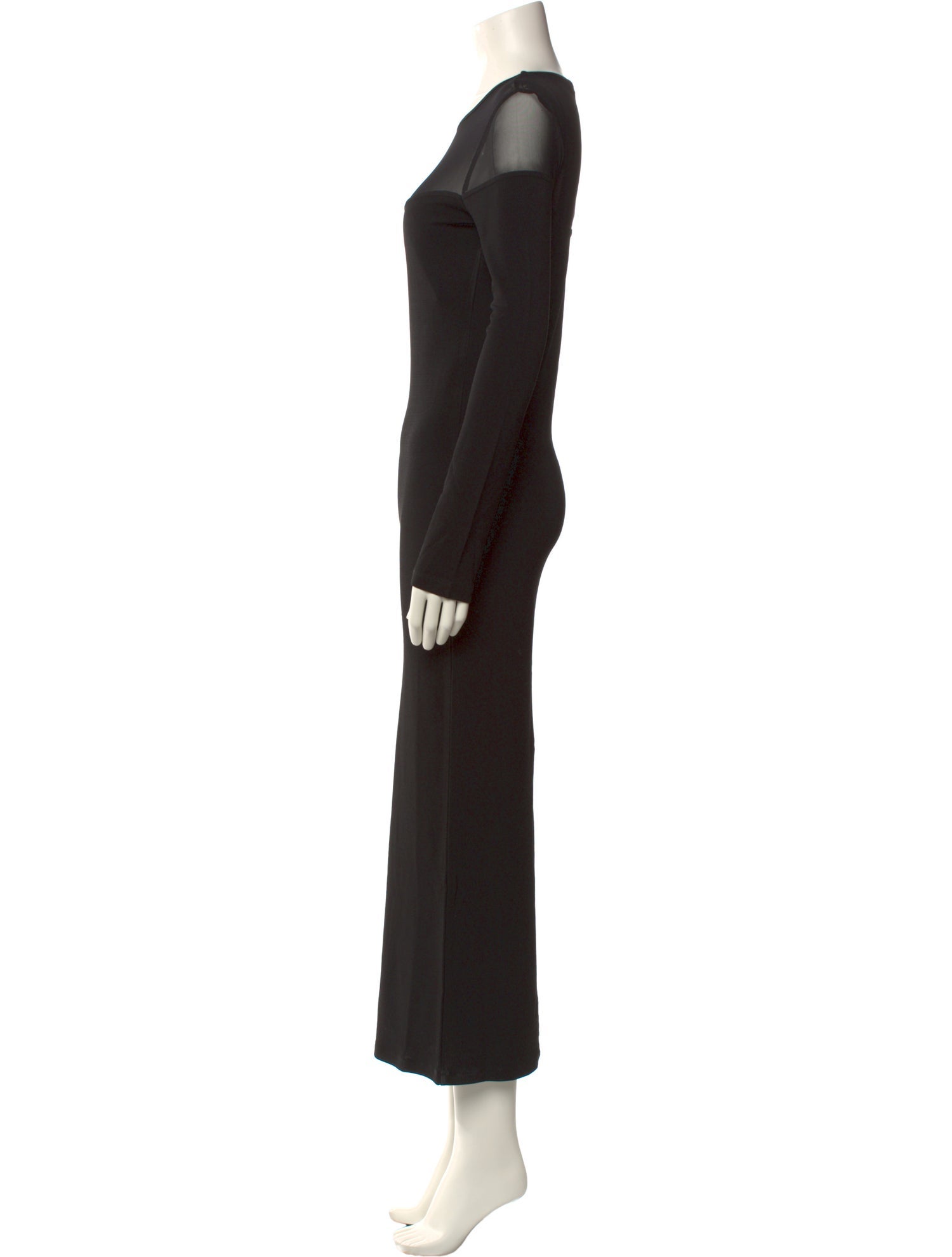 Iro Crew Neck Long Dress