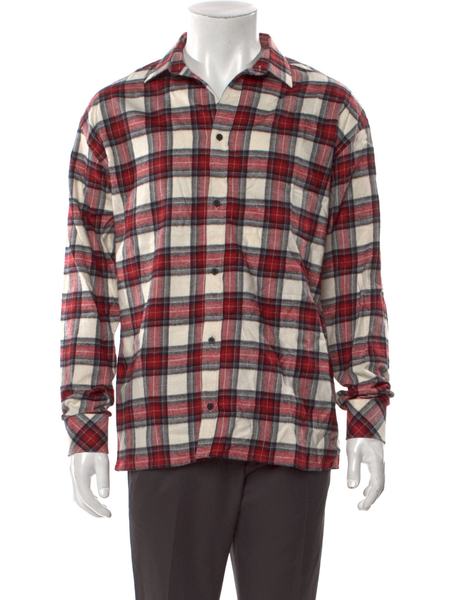 Iro Plaid Print Long Sleeve Shirt w/ Tags