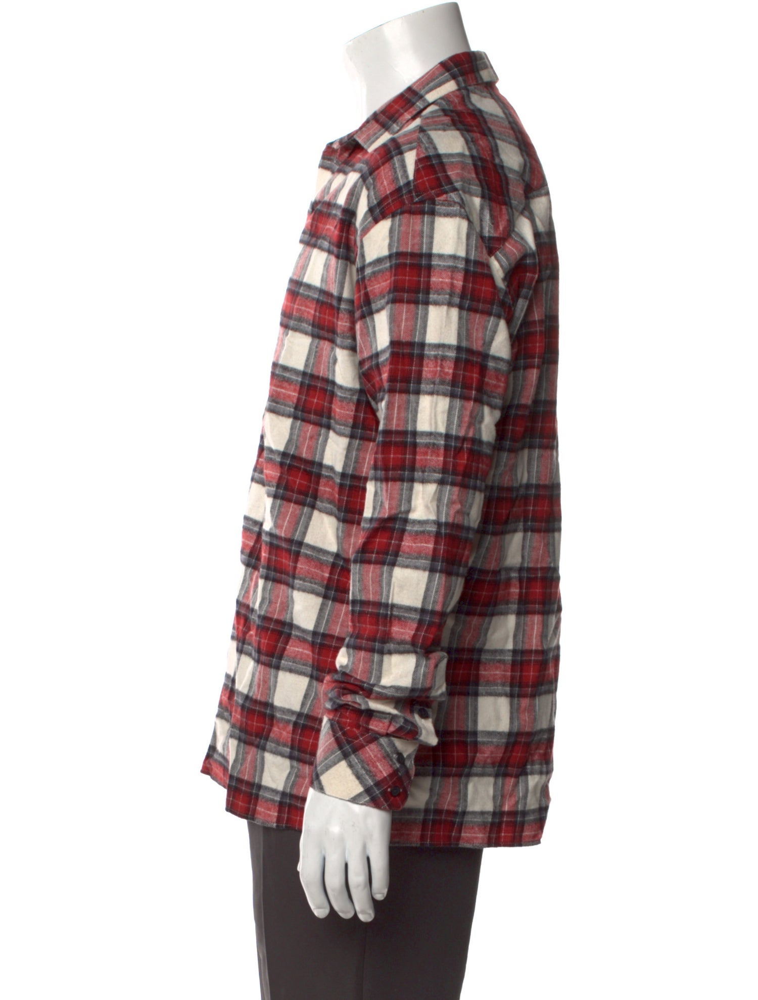 Iro Plaid Print Long Sleeve Shirt w/ Tags