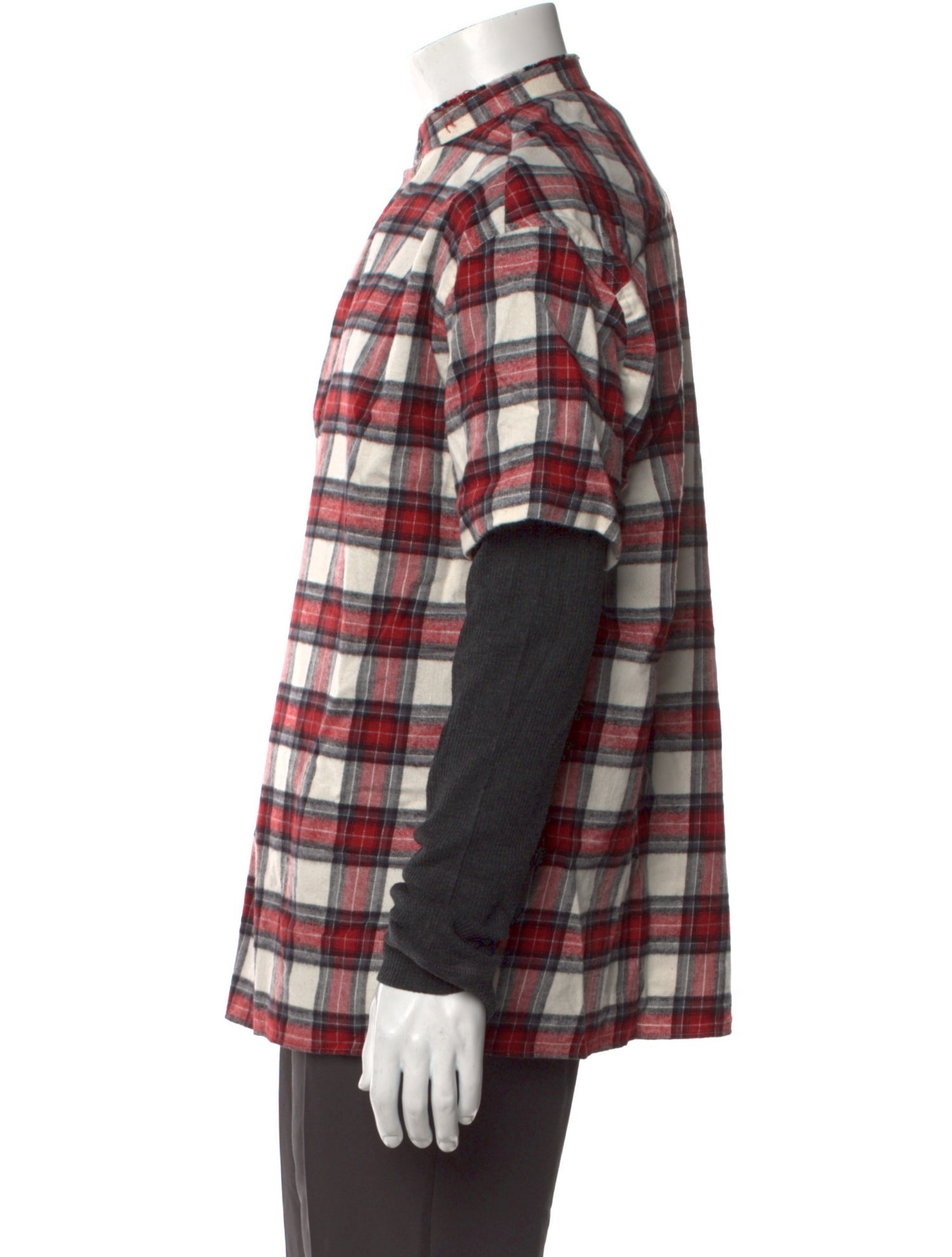 Iro Plaid Print Short Sleeve Shirt w/ Tags