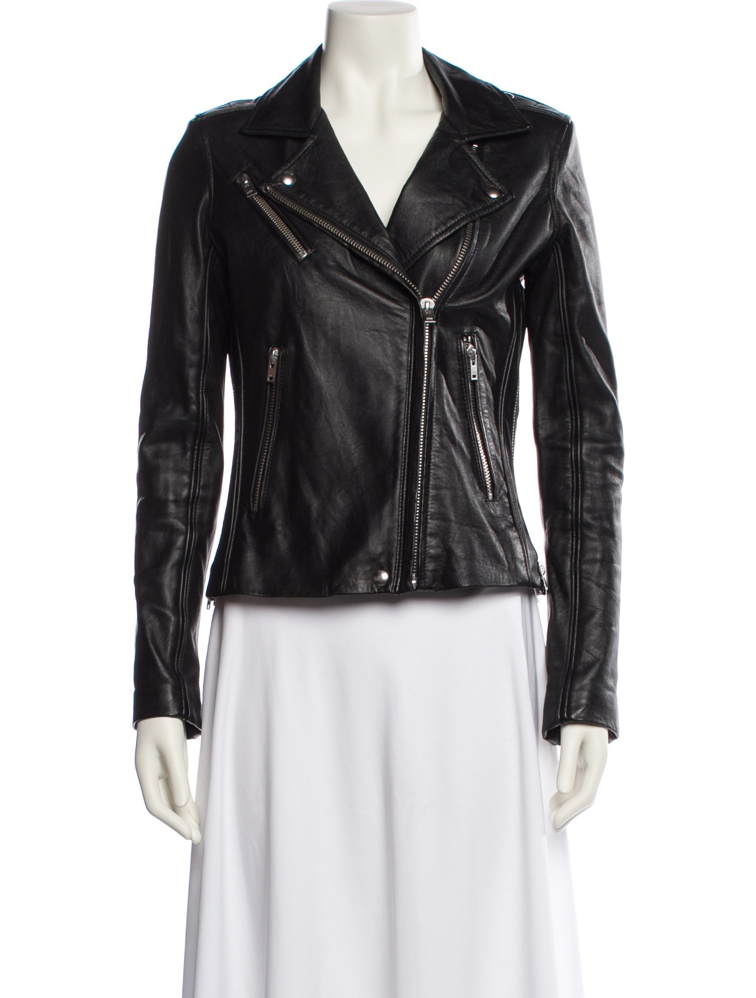 Iro Lamb Leather Biker Jacket