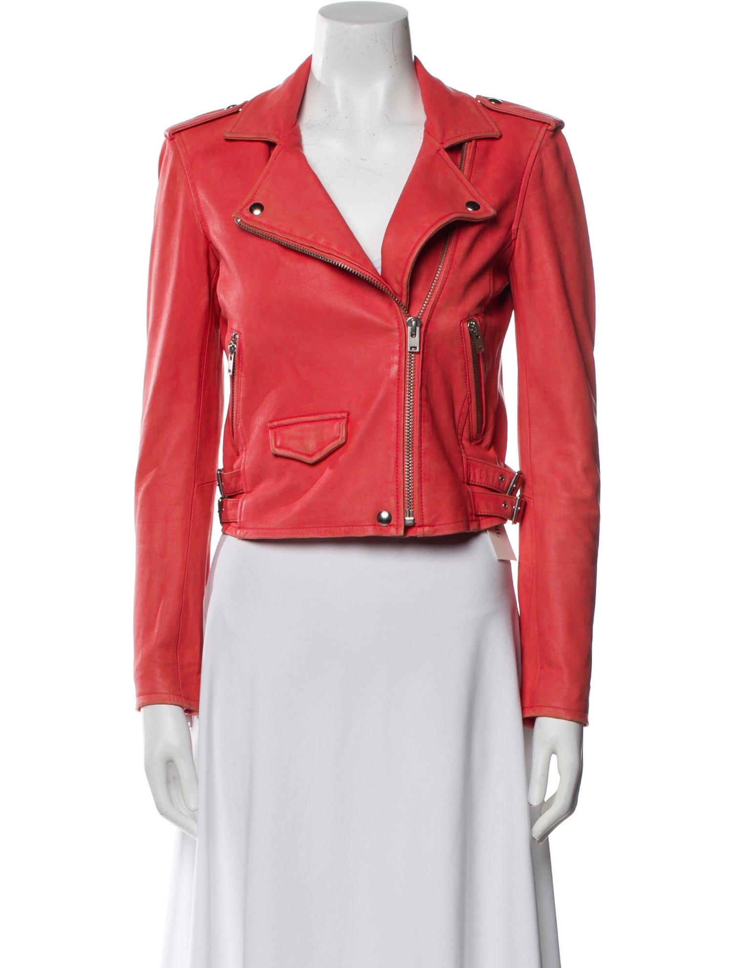 Iro Lamb Leather Biker Jacket