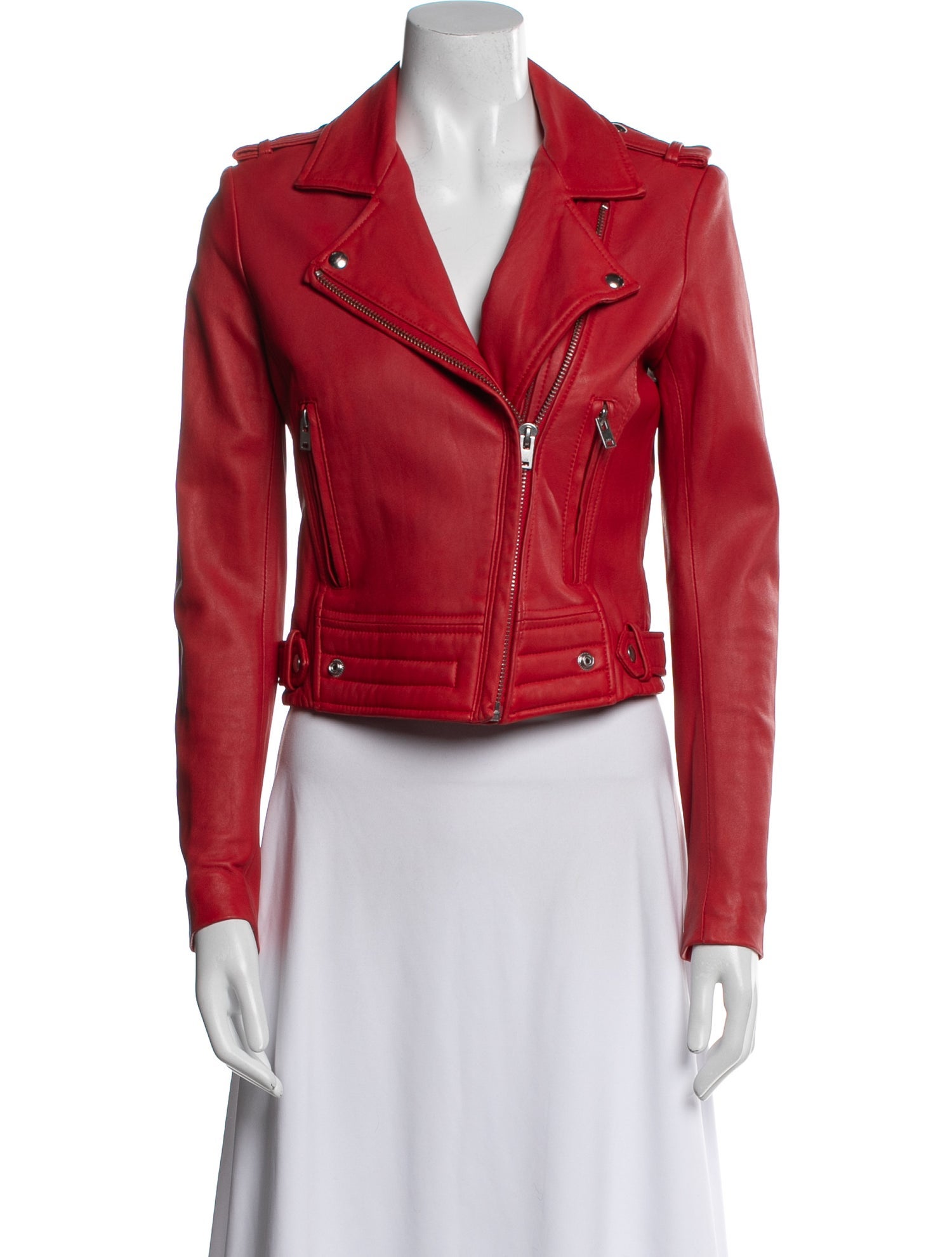 Iro Lamb Leather Biker Jacket