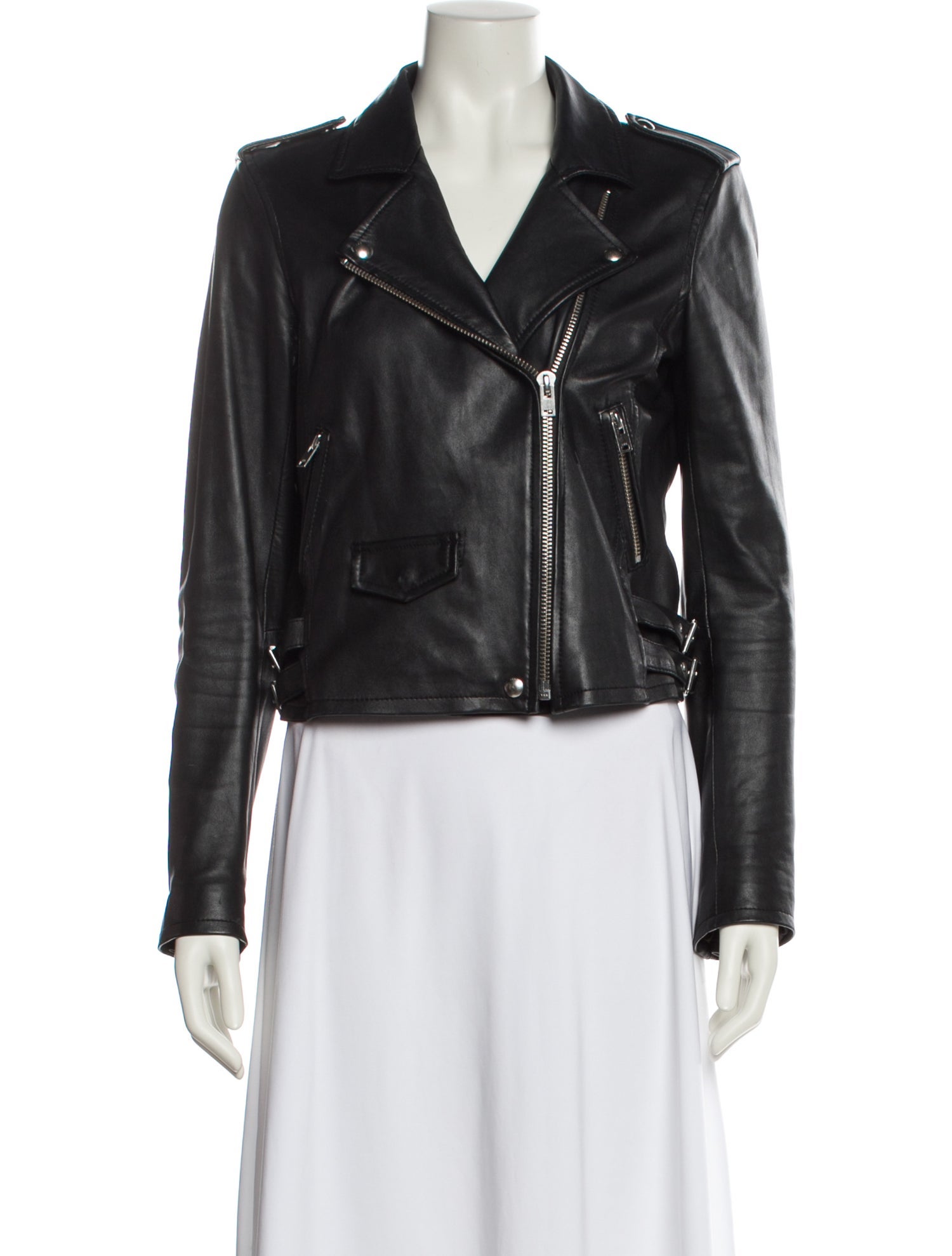 Iro Lamb Leather Biker Jacket