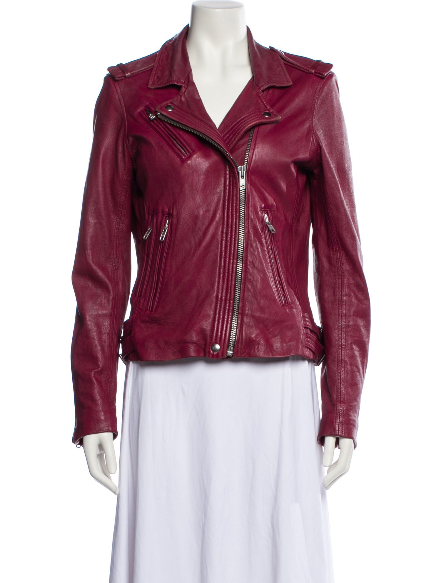 Iro Lamb Leather Biker Jacket