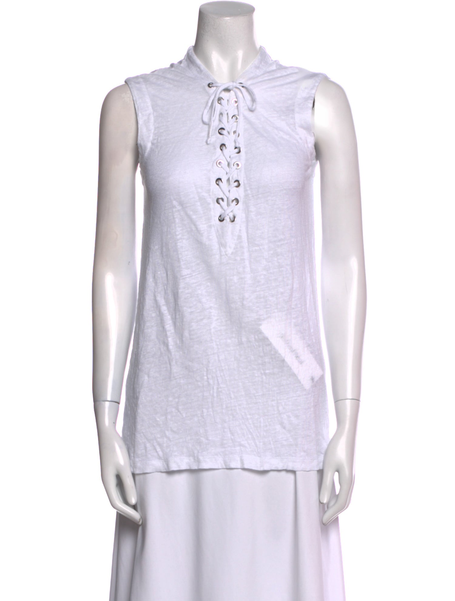 Iro Linen Mock Neck Tunic