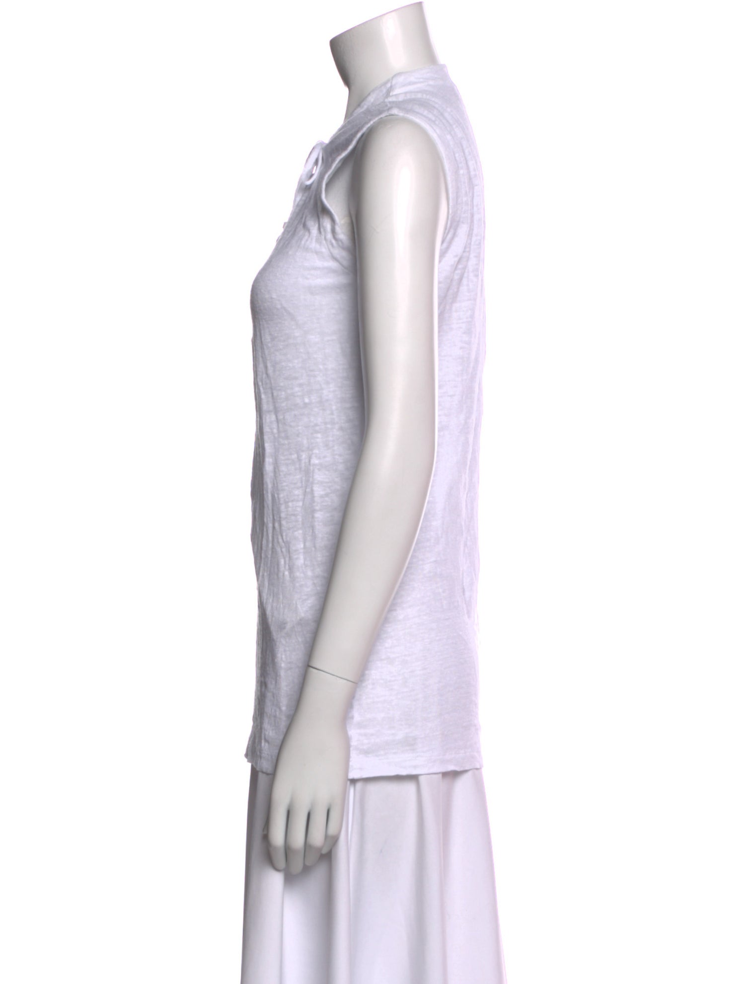 Iro Linen Mock Neck Tunic